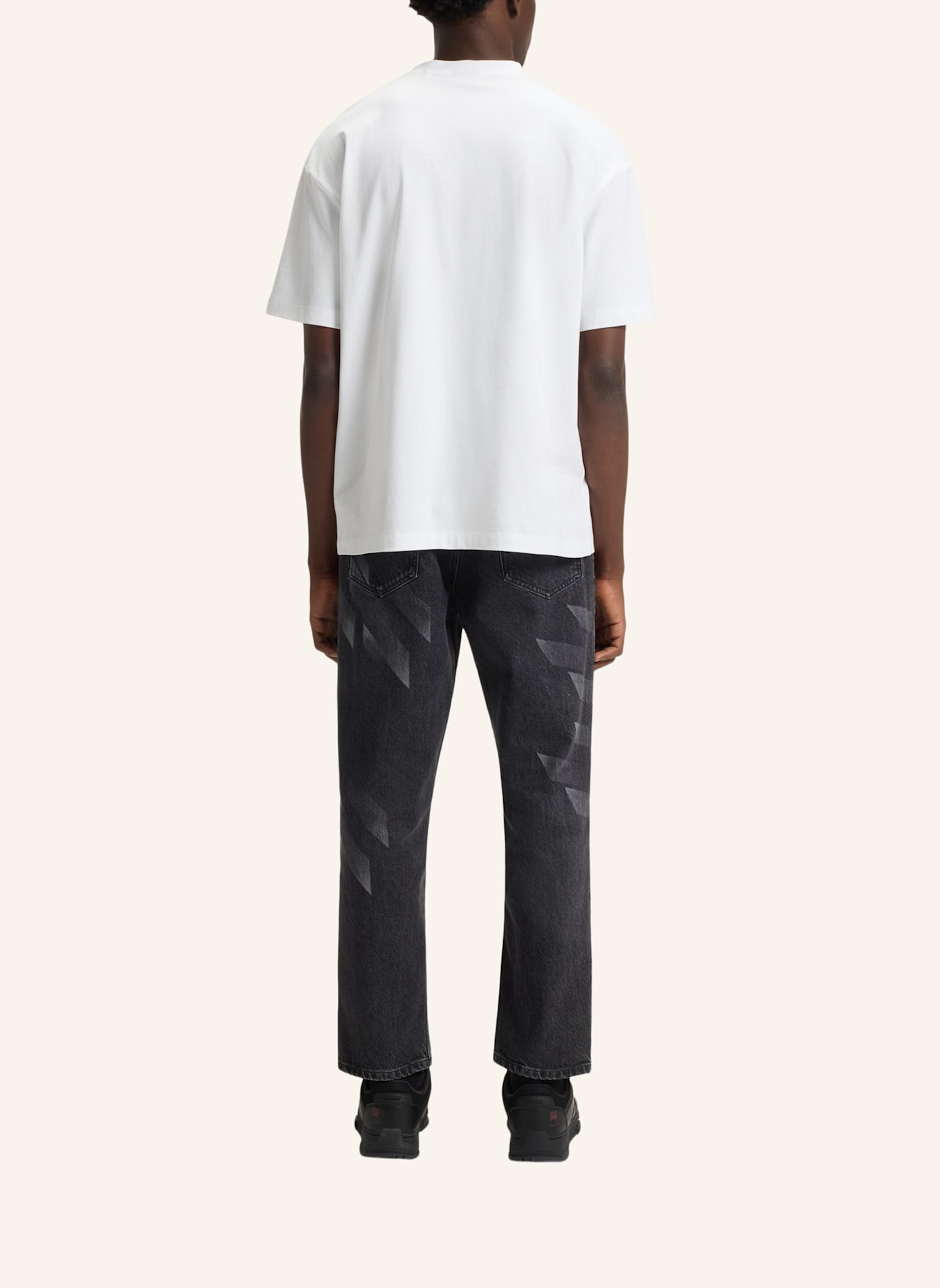 HUGO T-Shirt DARTOX_RB Relaxed Fit: WEISS