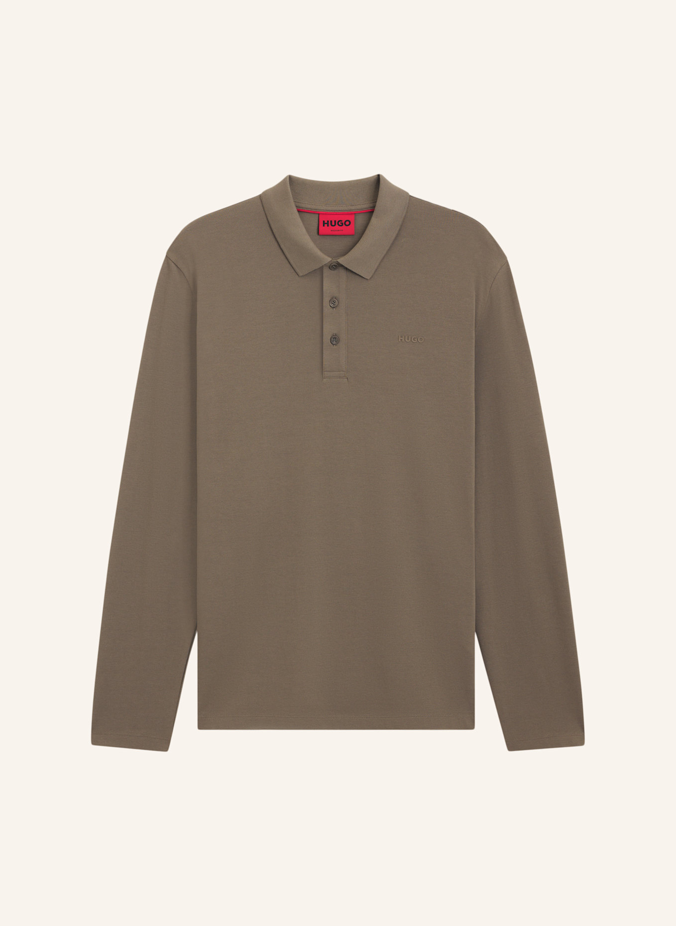 HUGO Poloshirt DONOSLONG Regular Fit: BRAUN