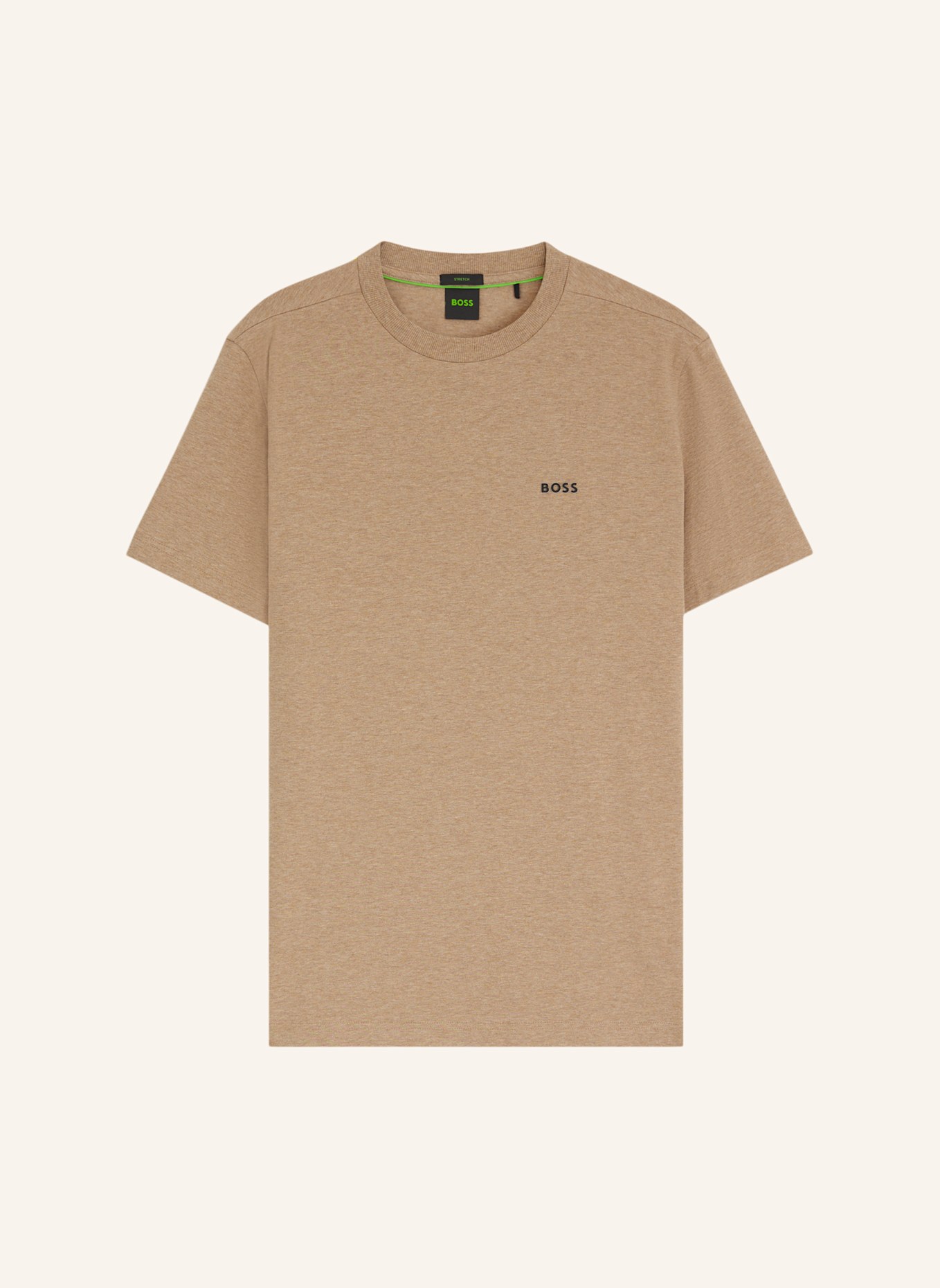 BOSS T-Shirt TEE: BEIGE