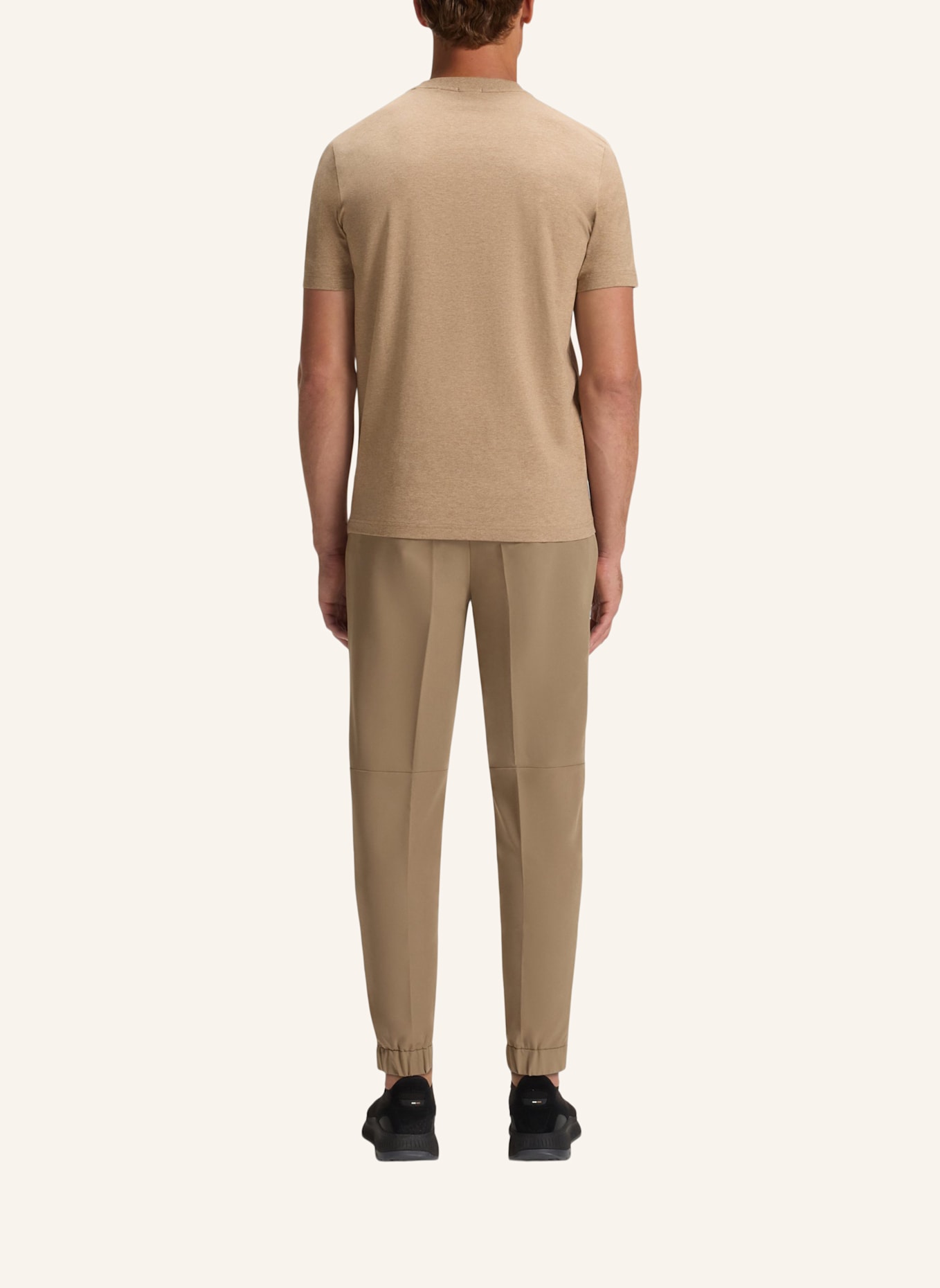 BOSS T-Shirt TEE: BEIGE