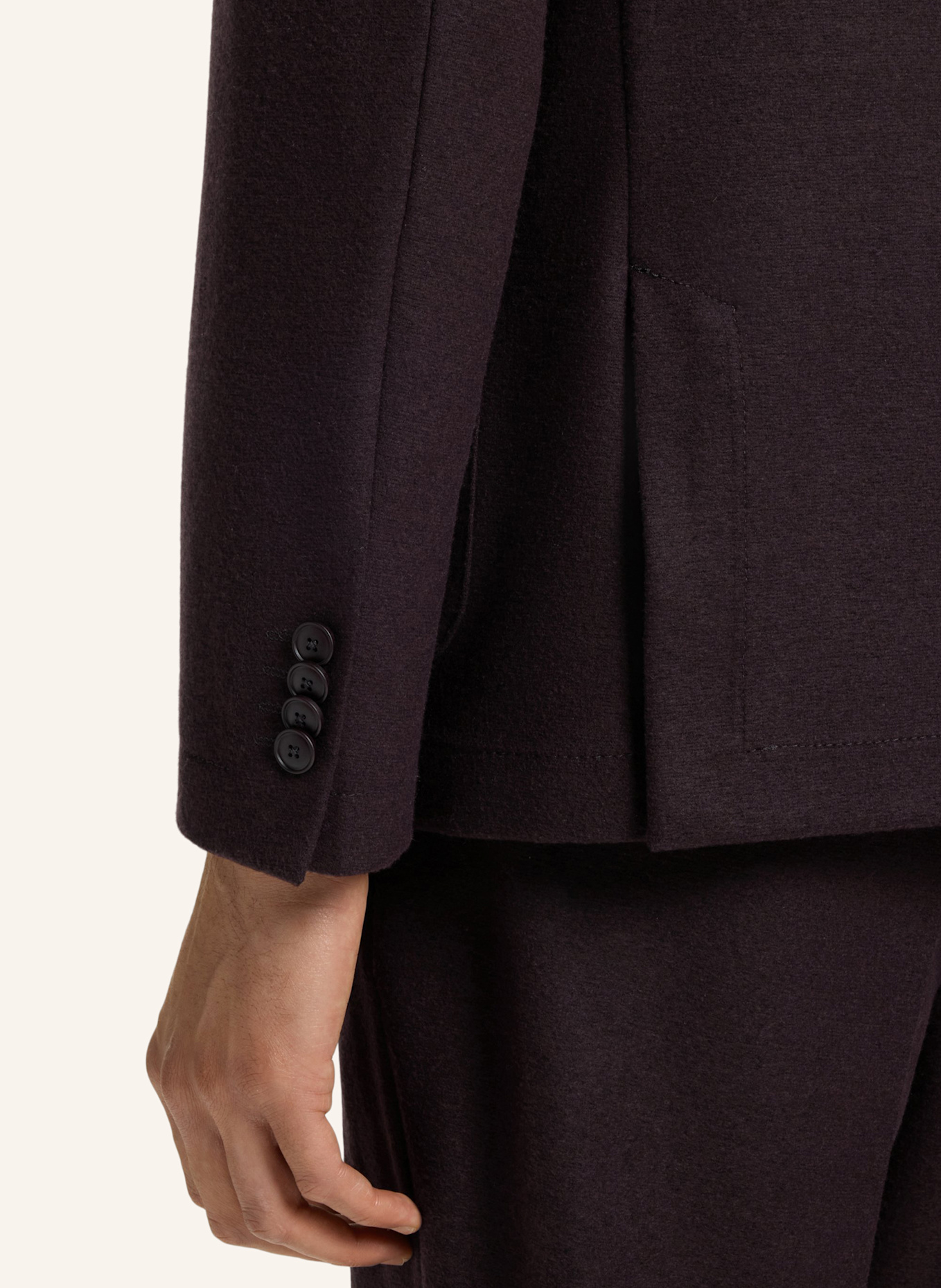 BOSS Blazer P-HANRY-J-WG-252: DUNKELROT