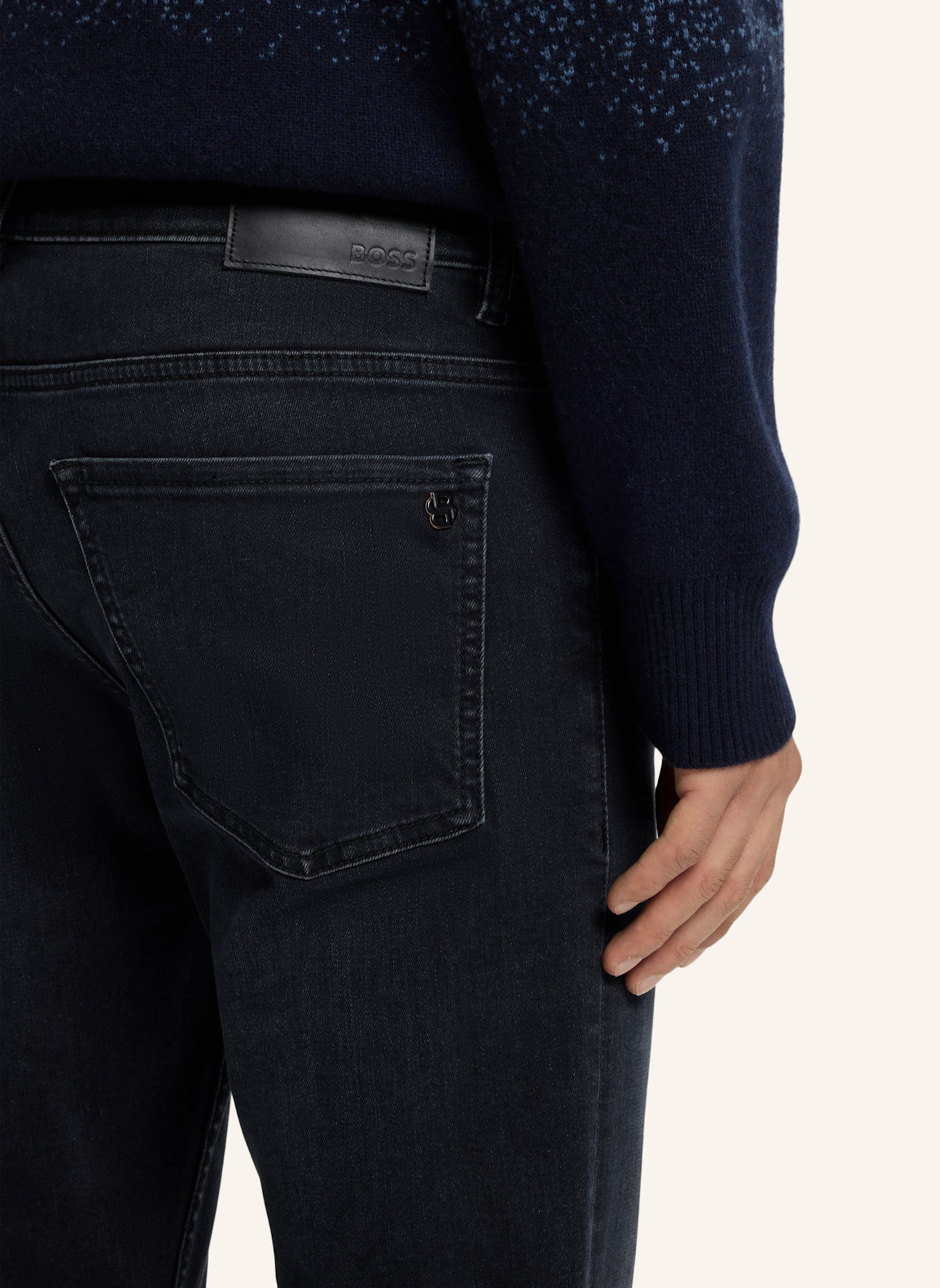 BOSS Jeans DELAWARE BO Slim Fit: DUNKELBLAU