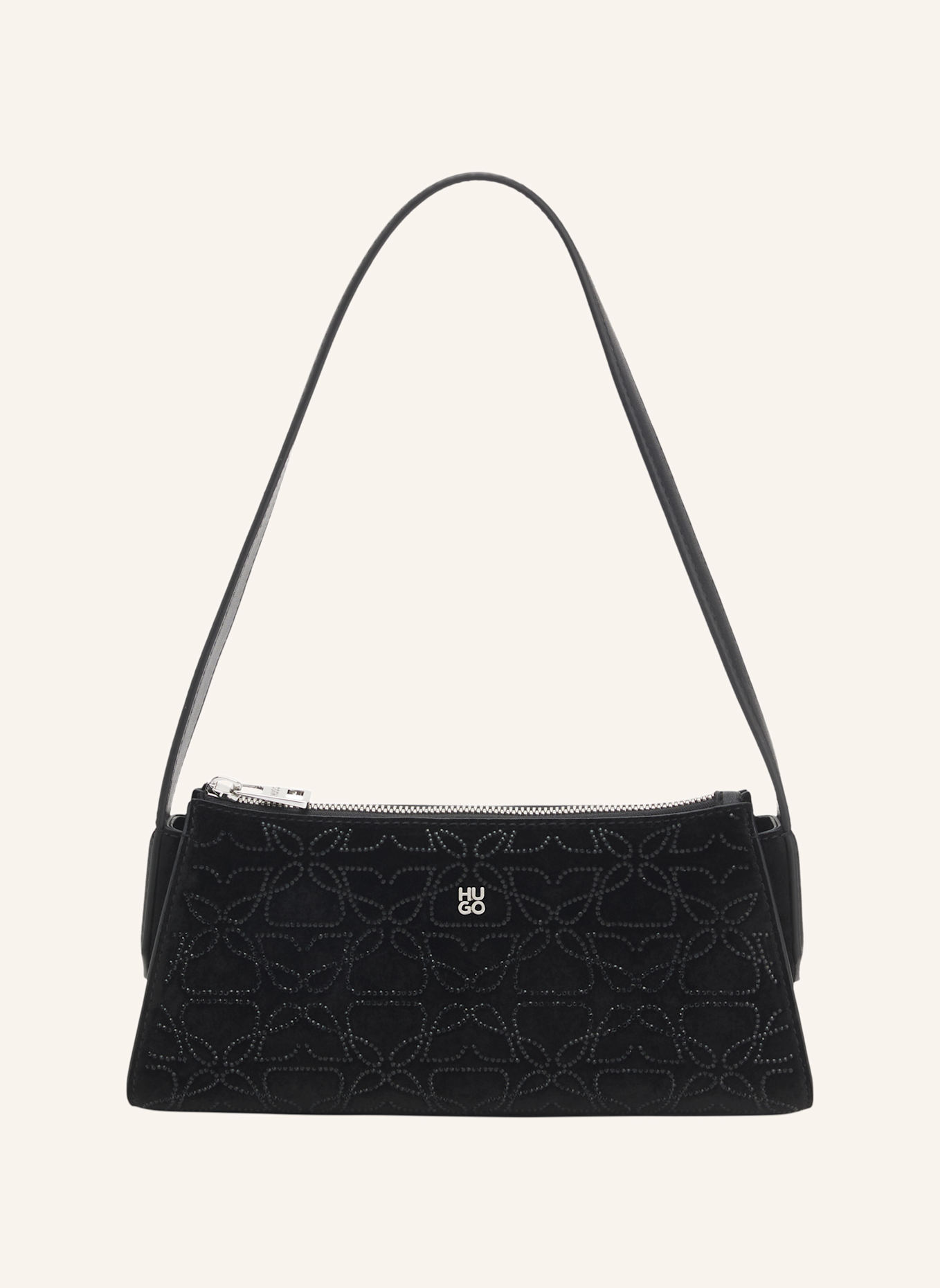 HUGO Umhängetasche CHRIS 2.0 SV_HOBO: SCHWARZ