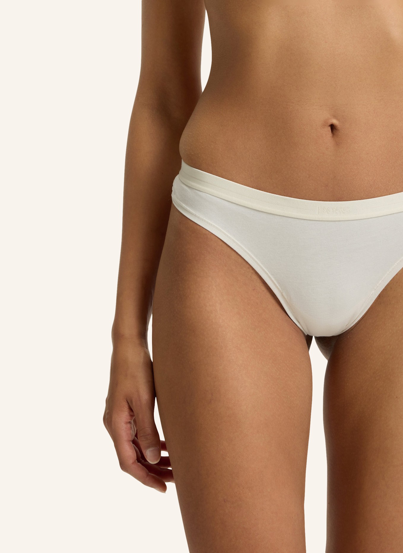 BOSS Slip 3P THONG: WEISS