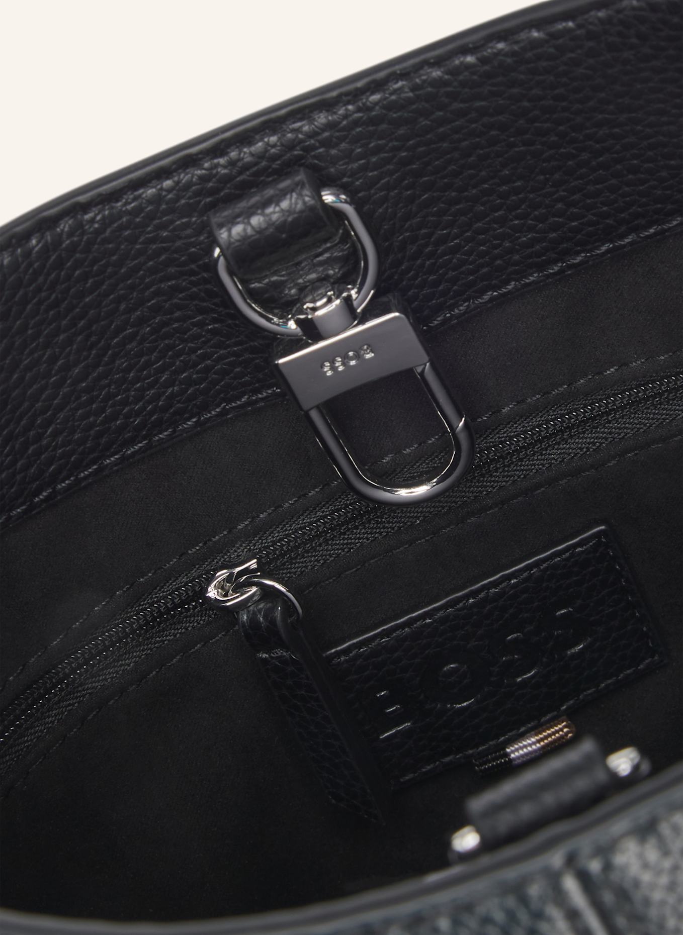 BOSS Umhängetasche ANETT NEW HOBO: SCHWARZ