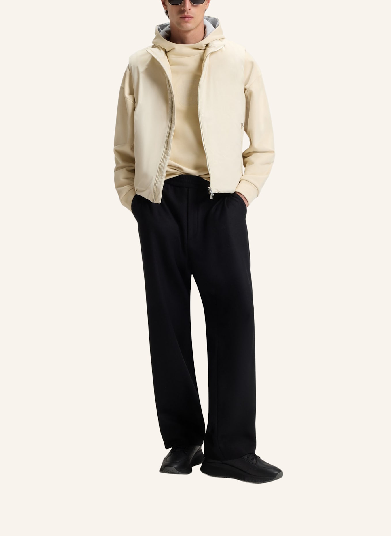 BOSS Casual Jacke H-DARENS: WEISS