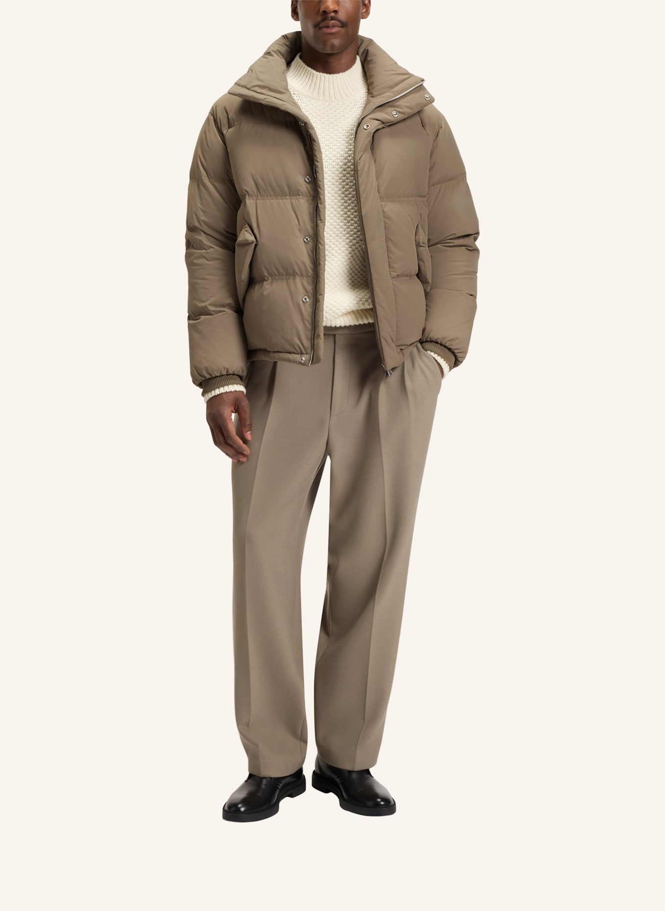 BOSS Casual Jacke C-DEMONTO in braun