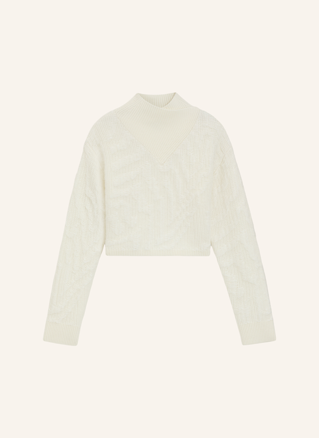 BOSS Pullover FISURA Regular Fit: WEISS