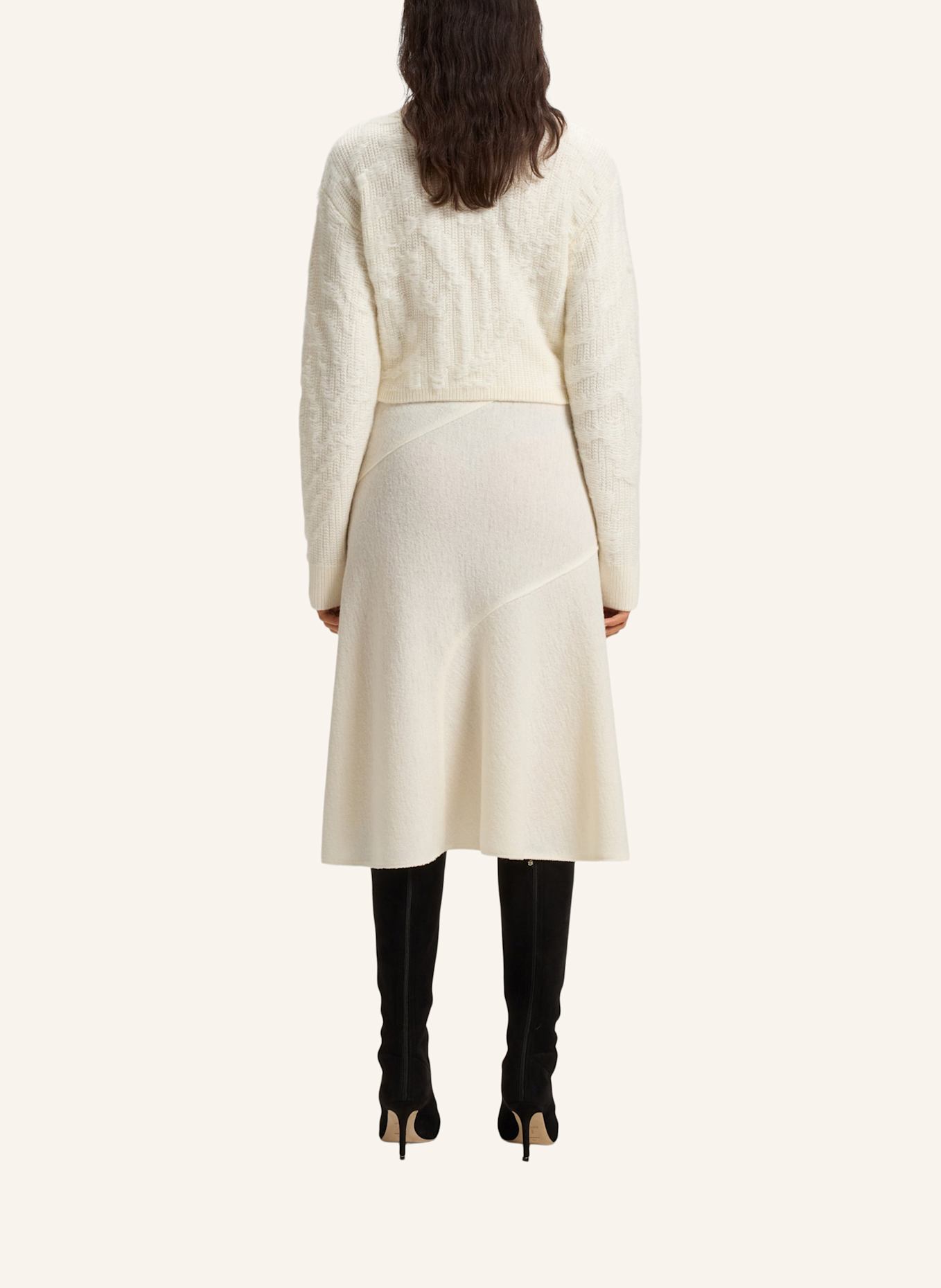 BOSS Pullover FISURA Regular Fit: WEISS