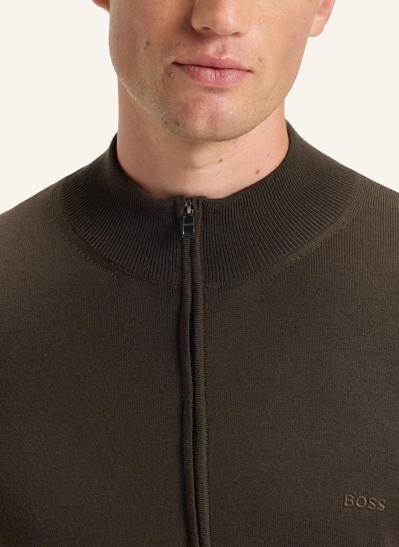 BOSS Strickjacke BALONSO-L Regular Fit: GRÜN