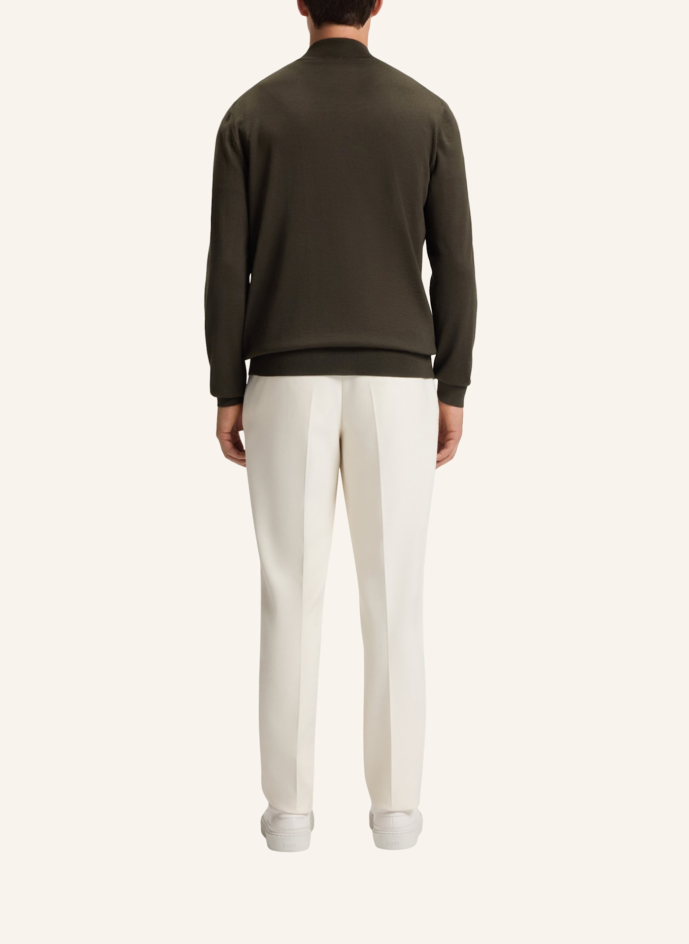 BOSS Strickjacke BALONSO-L Regular Fit: GRÜN