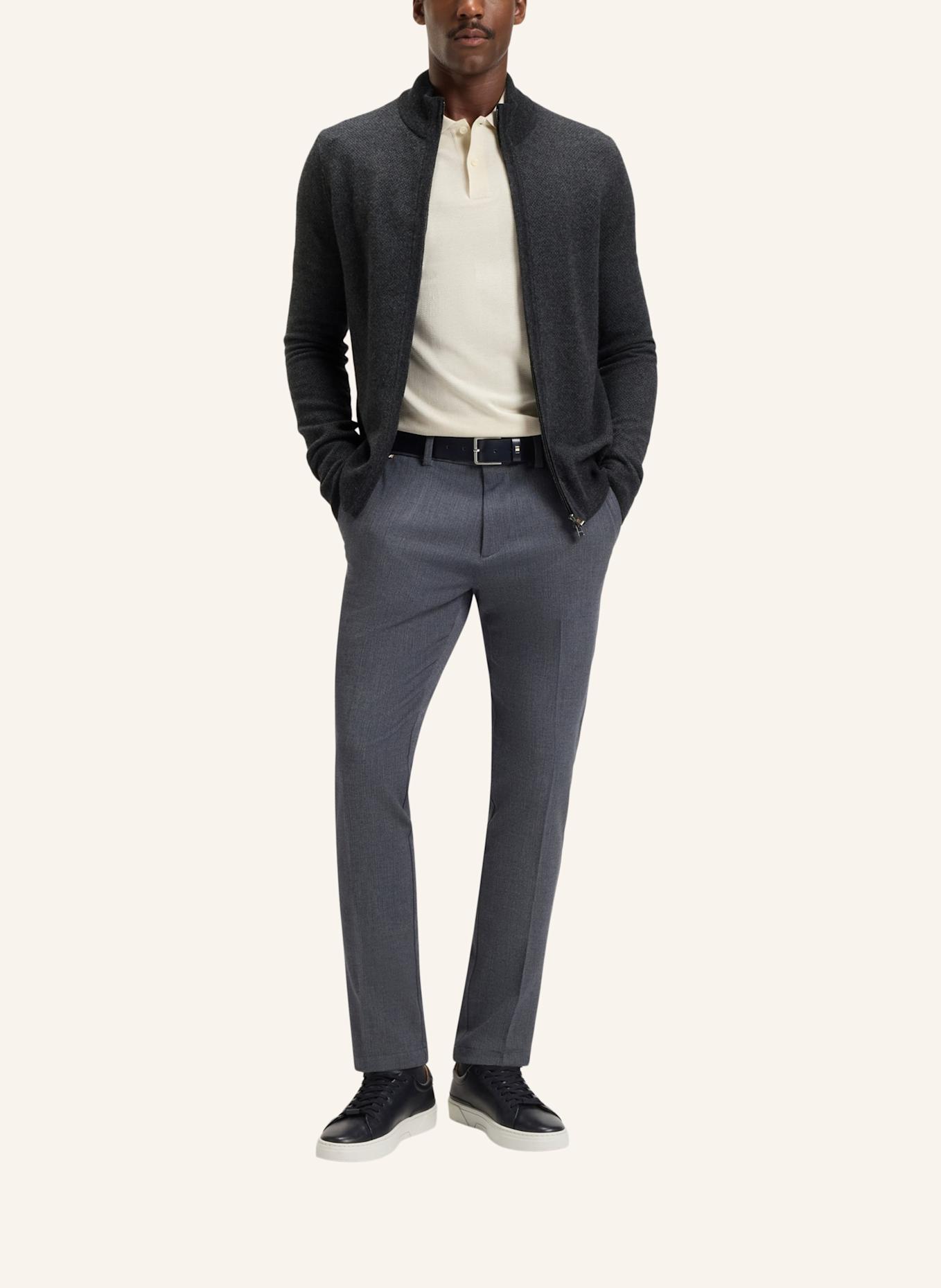 BOSS Strickjacke H-HETERNO Regular Fit: SCHWARZ