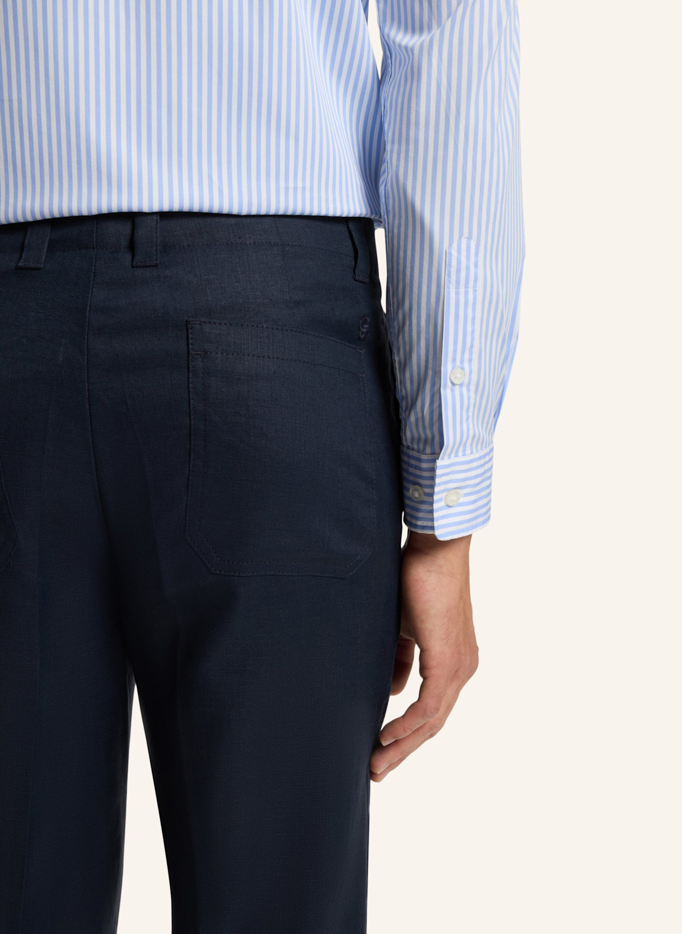 BOSS Casual Hose C-KENT-GW-P Straight Fit: DUNKELBLAU