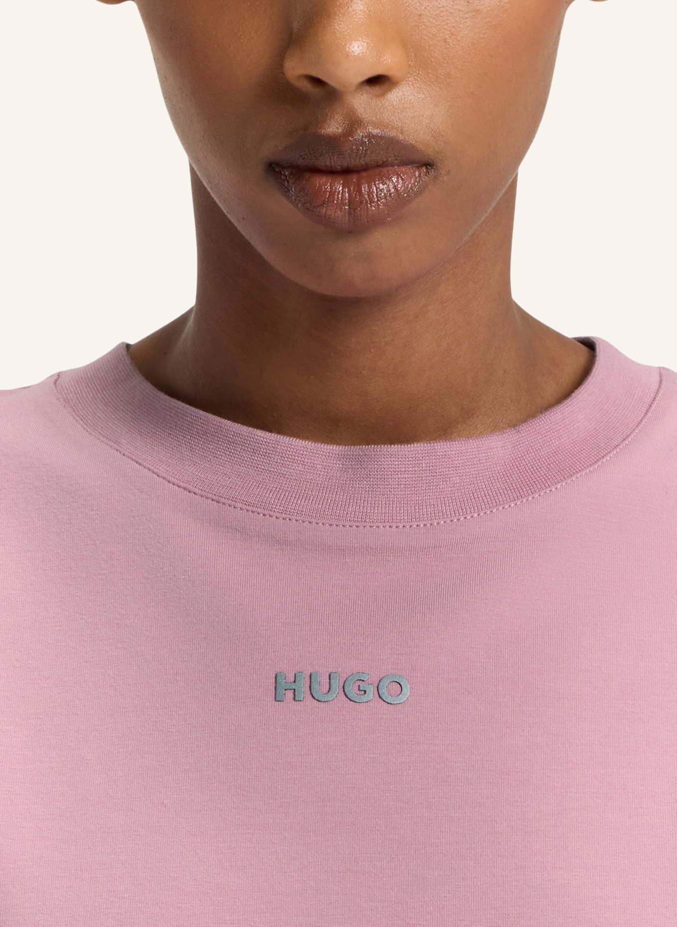 HUGO Lounge-Shirt SHUFFLE: PINK