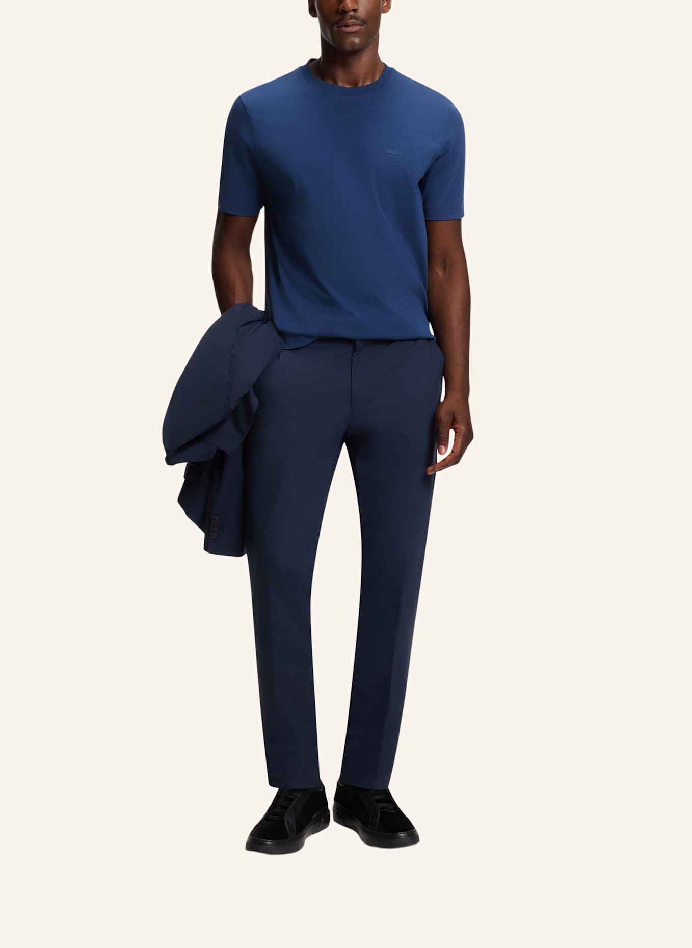 BOSS T-Shirt THOMPSON: BLAU