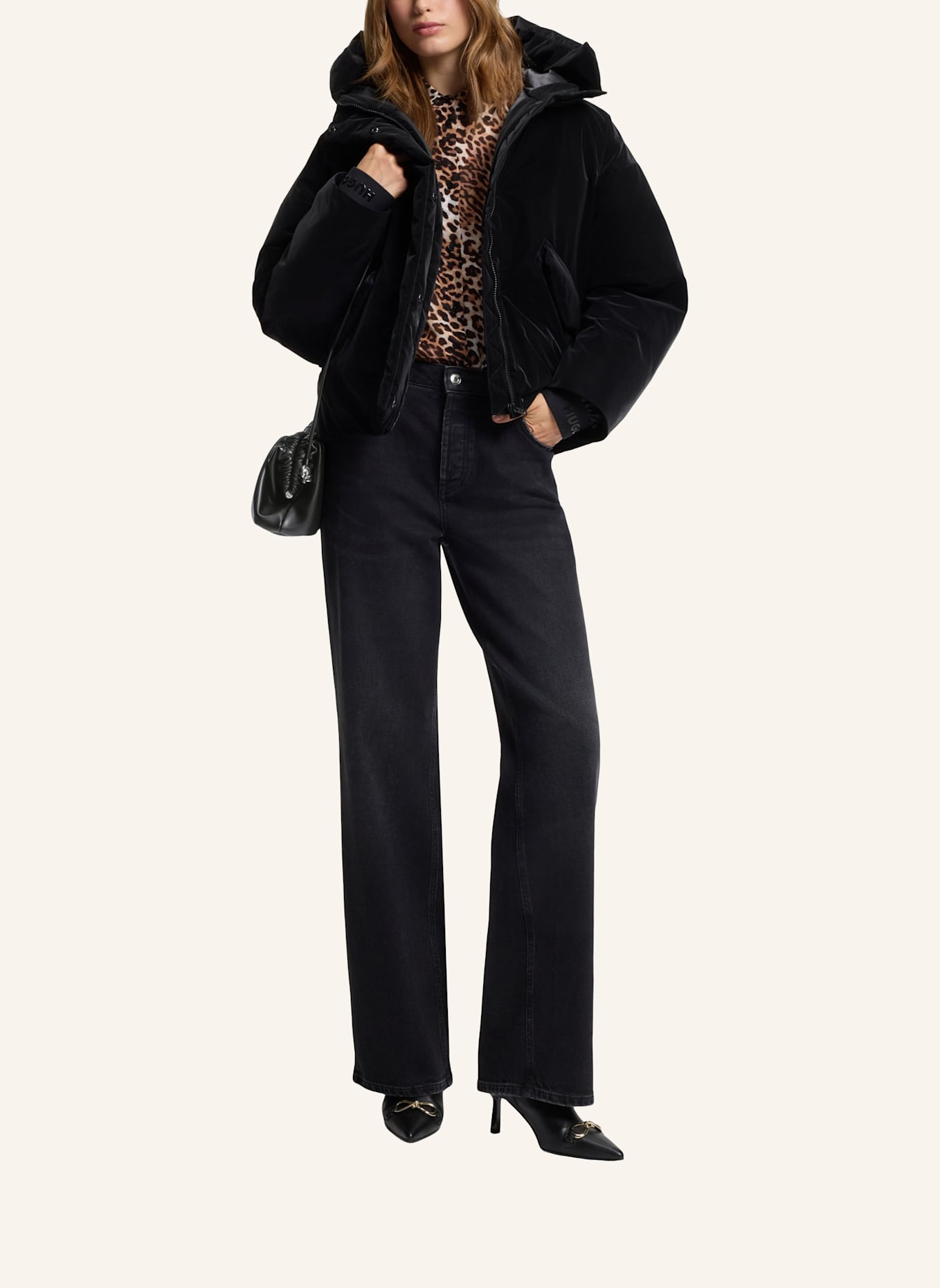 HUGO Clutch MILLIE_CLUTCH: SCHWARZ