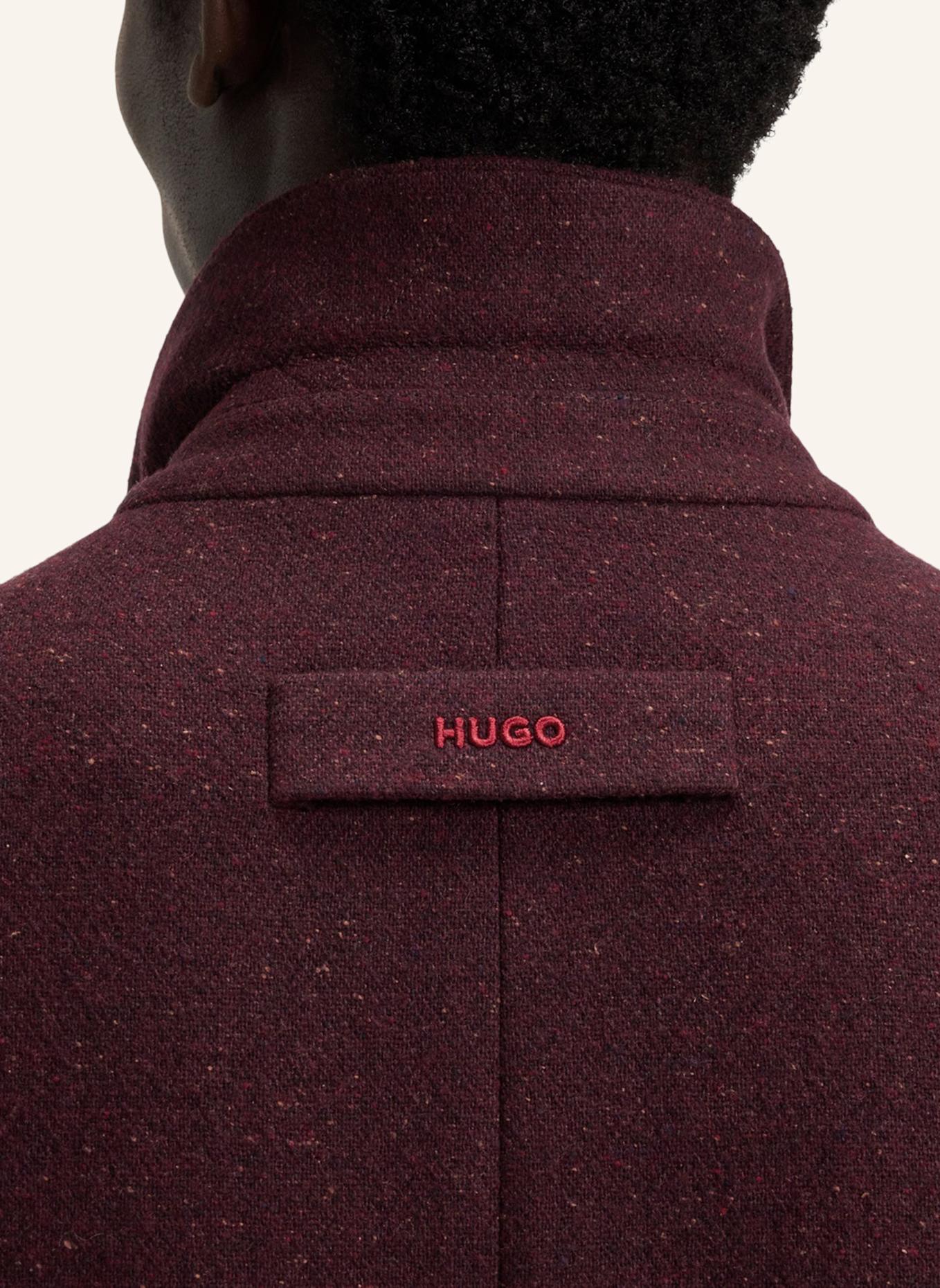 HUGO Casual Mantel MALD2541 Regular Fit: DUNKELROT
