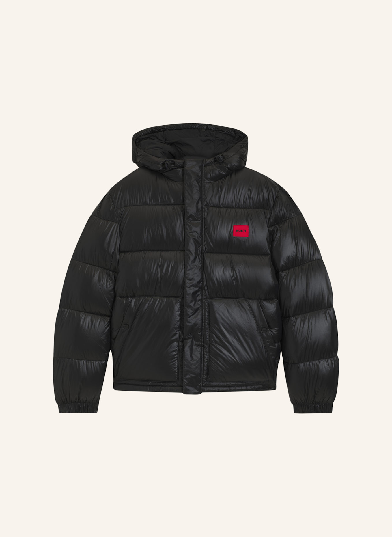 HUGO Casual Jacke BARO2531_IN Regular Fit: SCHWARZ