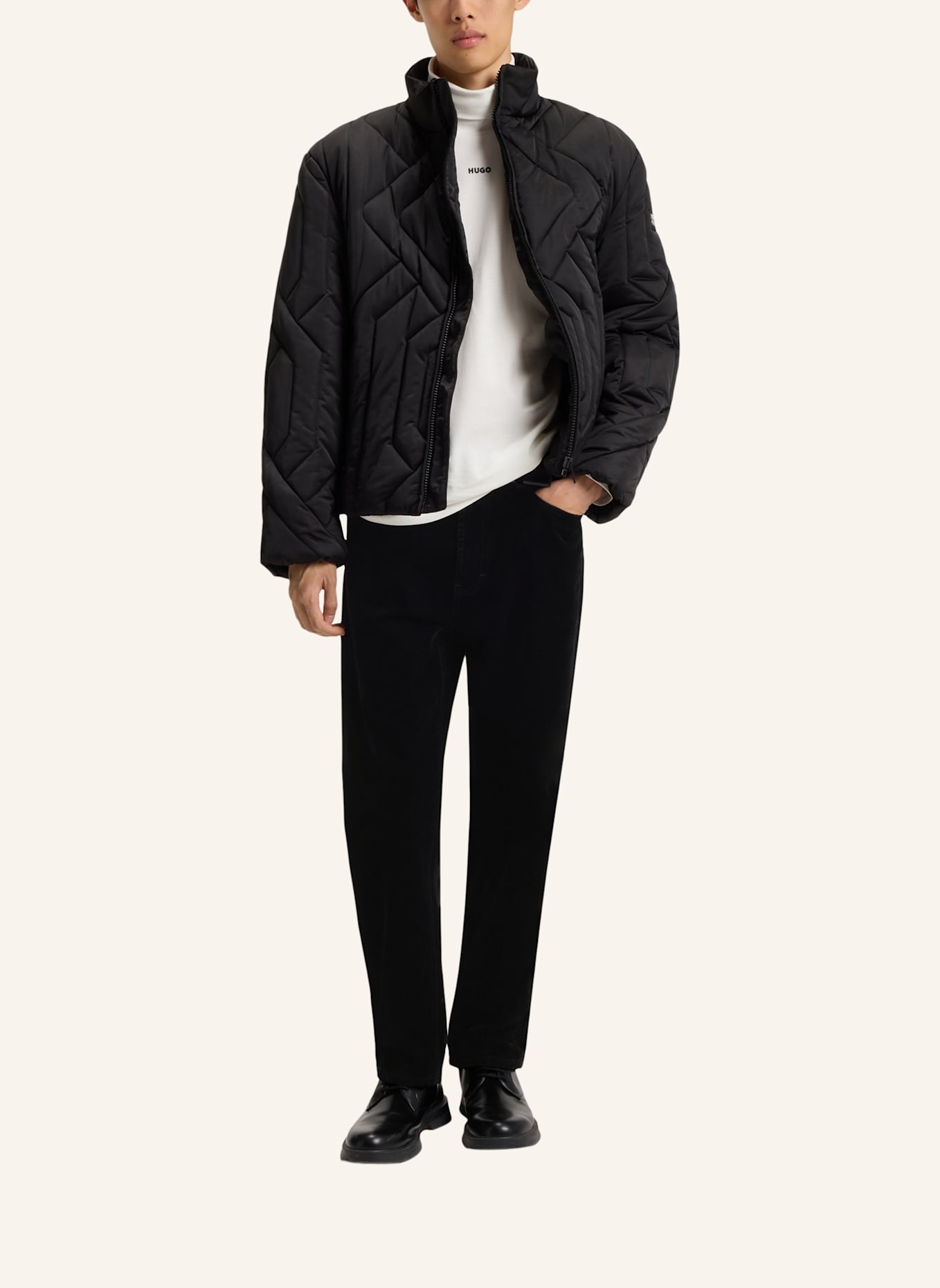 HUGO Jeans HUGO 838 Tapered Fit: SCHWARZ