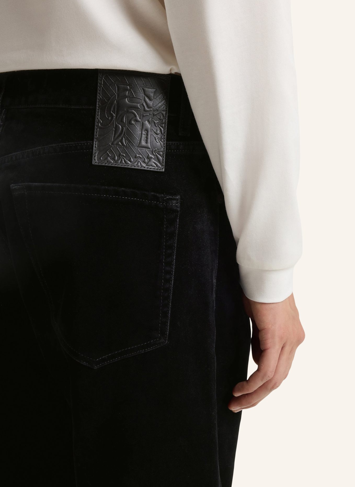 HUGO Jeans HUGO 838 Tapered Fit: SCHWARZ