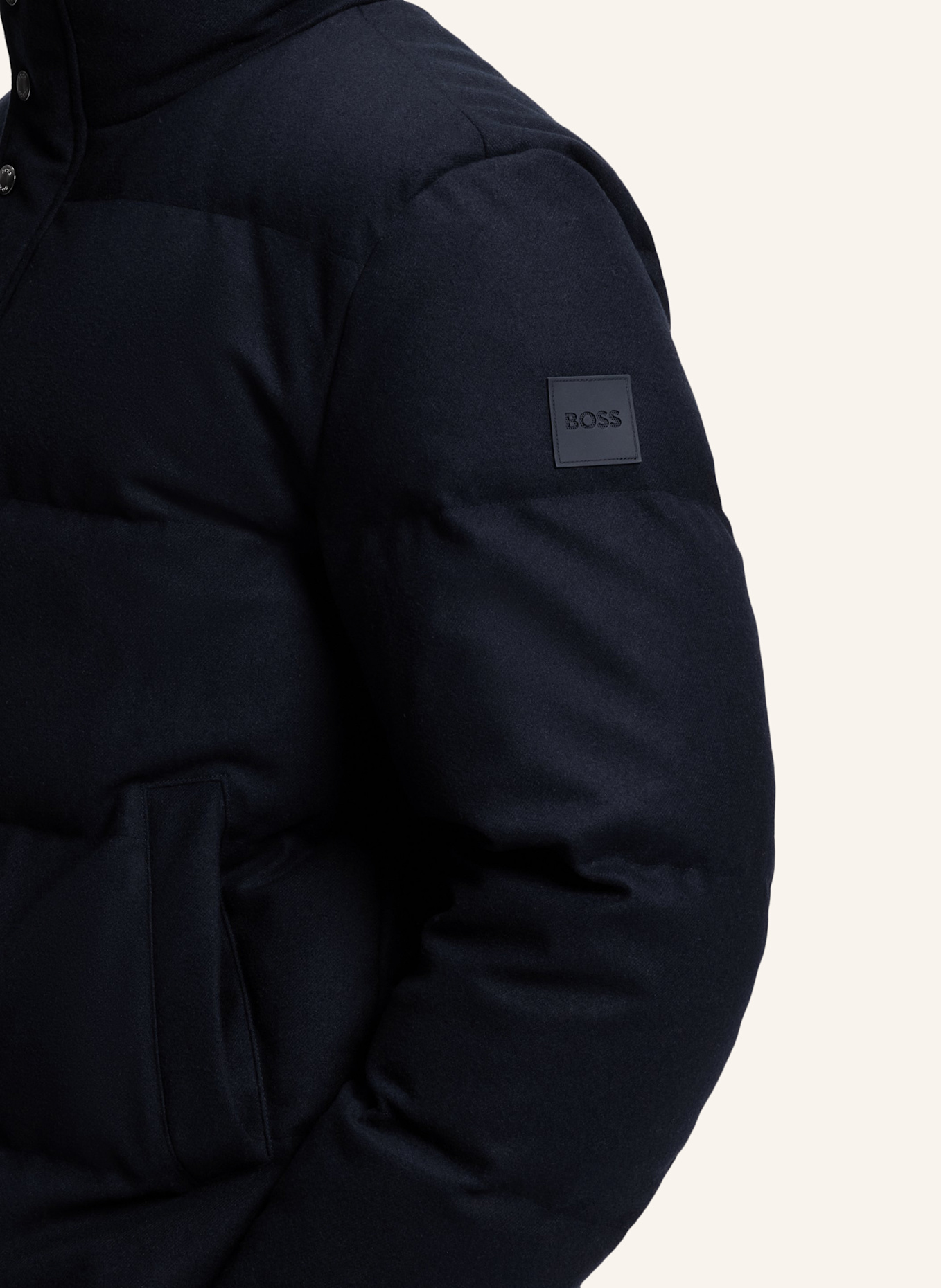 BOSS Daunenjacke P-DRADER: DUNKELBLAU