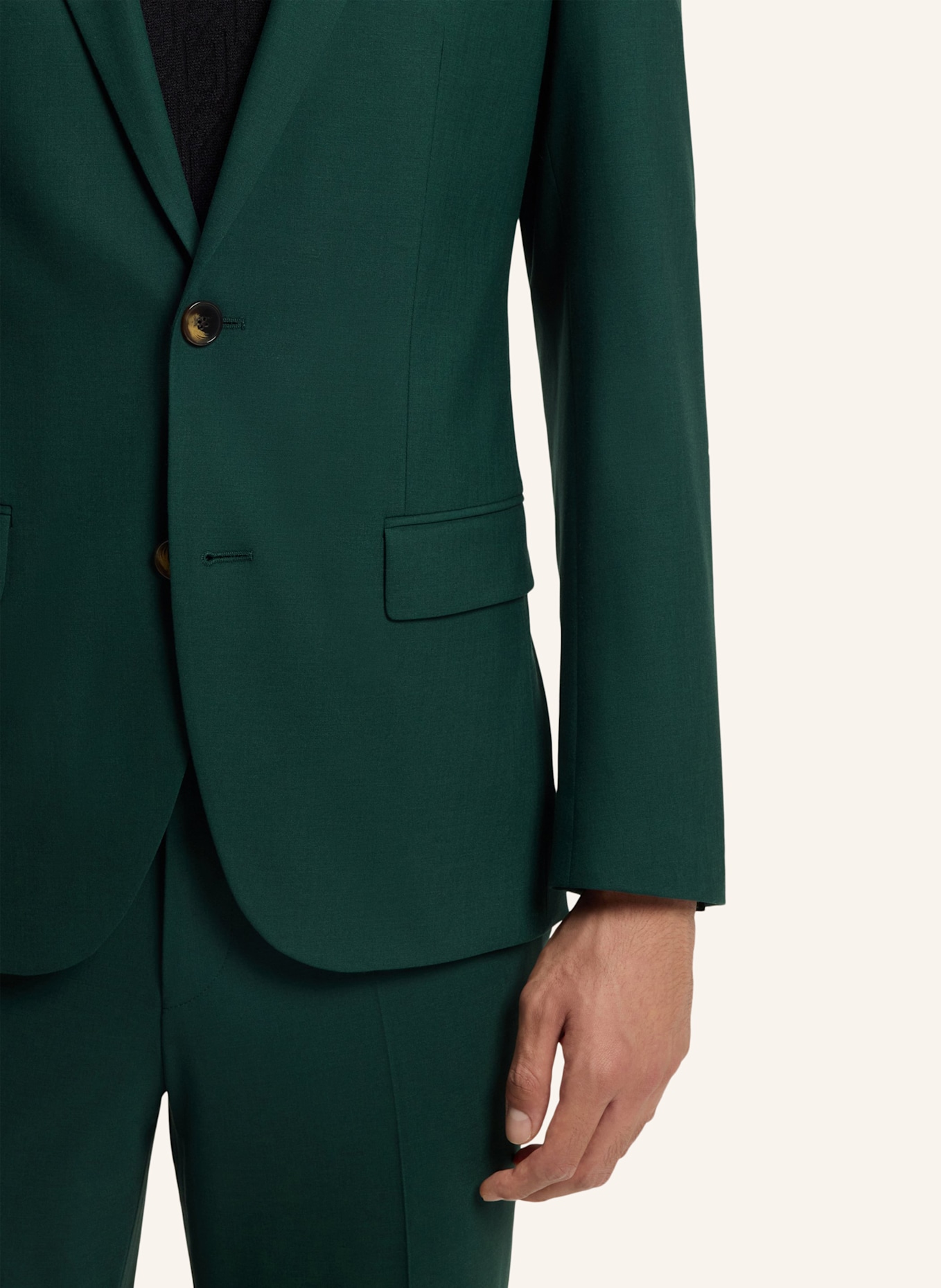 HUGO Business Anzug HENRY/GETLIN232X Slim Fit: HELLGRÜN