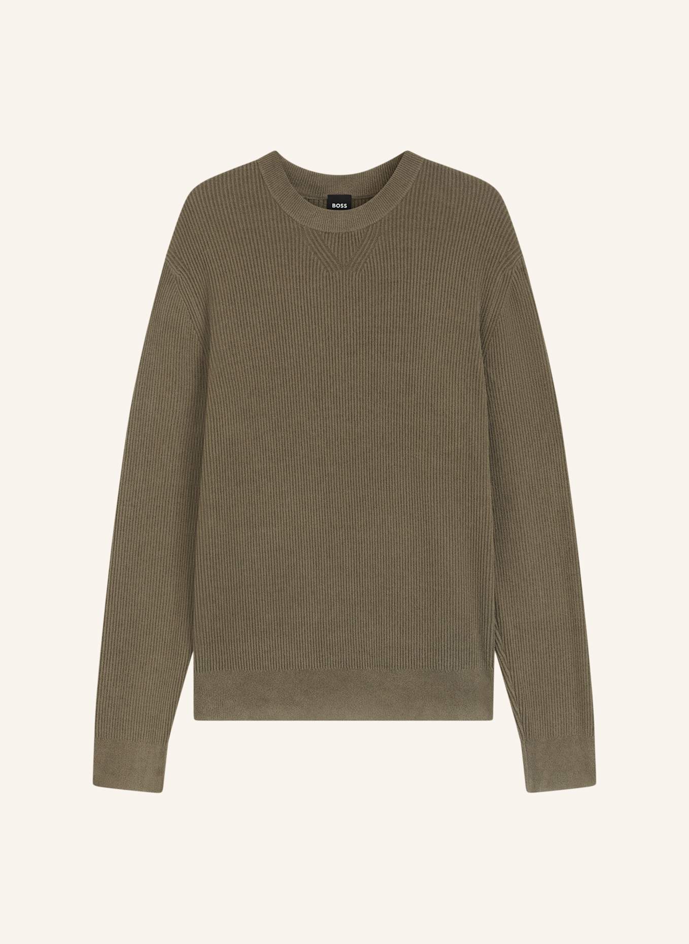 BOSS Pullover P-HORSO Regular Fit: BRAUN