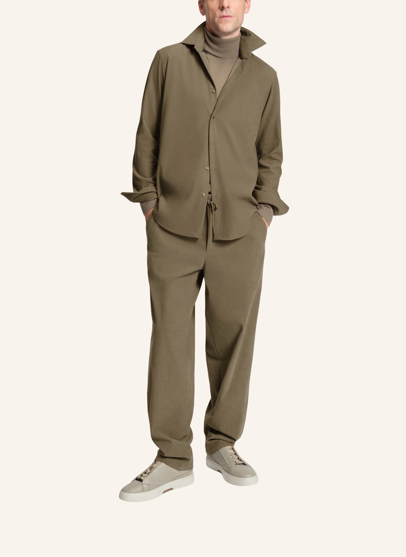 BOSS Business Hose P-PHIL-RDS-WG-254F Relaxed Fit: BRAUN