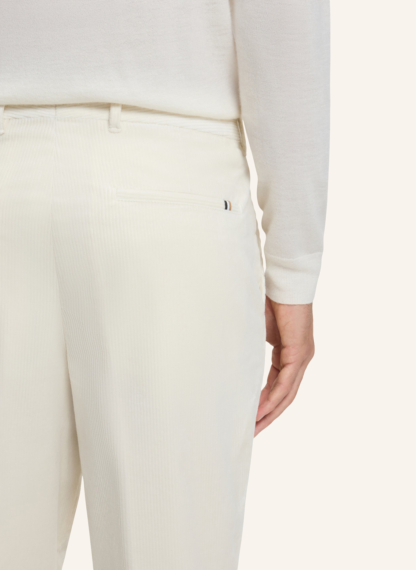 BOSS Business Hose C-PERIN-PL-253 Tapered Fit: WEISS