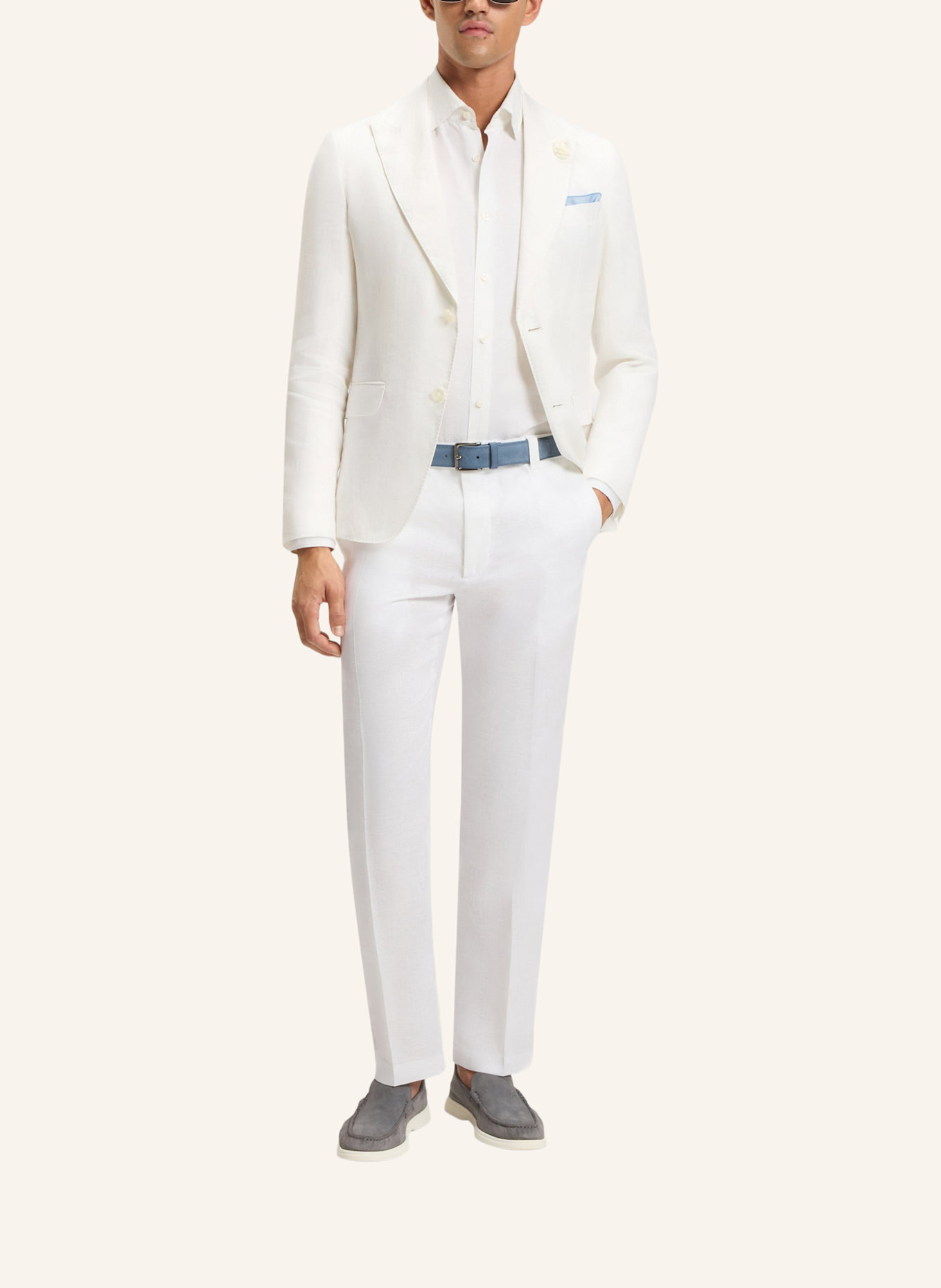 BOSS Casual Hose C-KENT-GW-P Straight Fit: WEISS