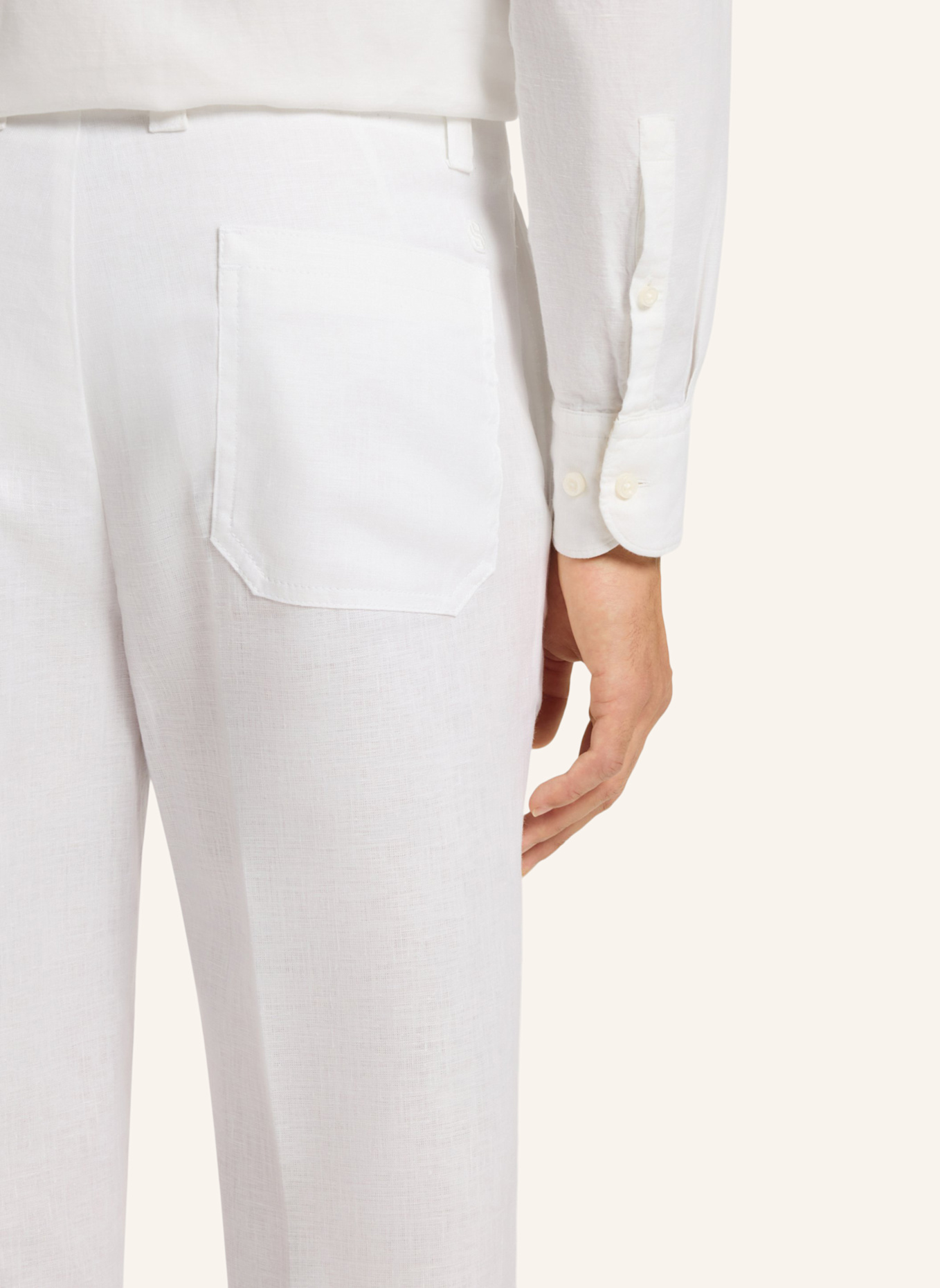 BOSS Casual Hose C-KENT-GW-P Straight Fit: WEISS