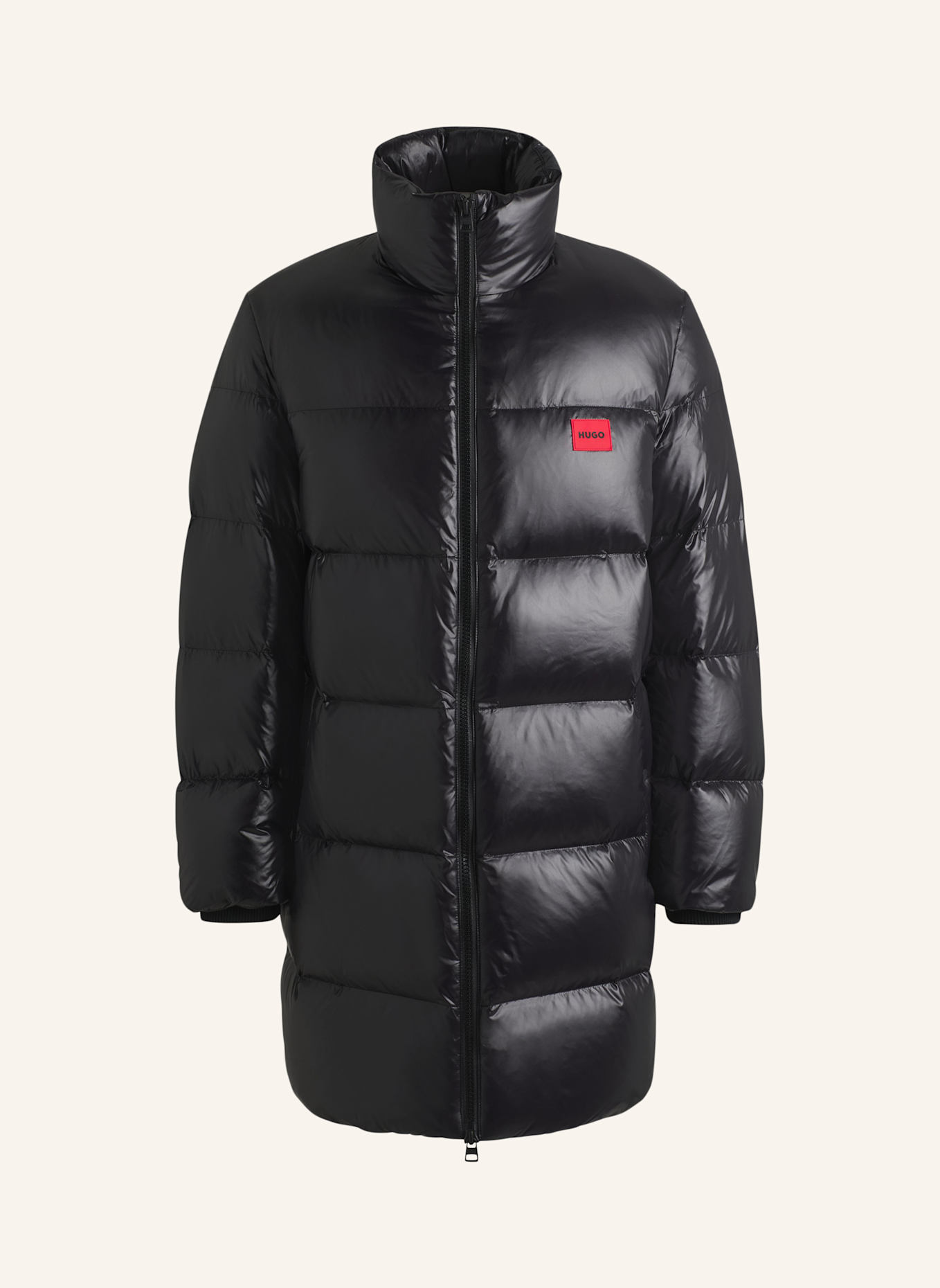 HUGO Casual Mantel MAGNUS2242_IN Regular Fit: SCHWARZ