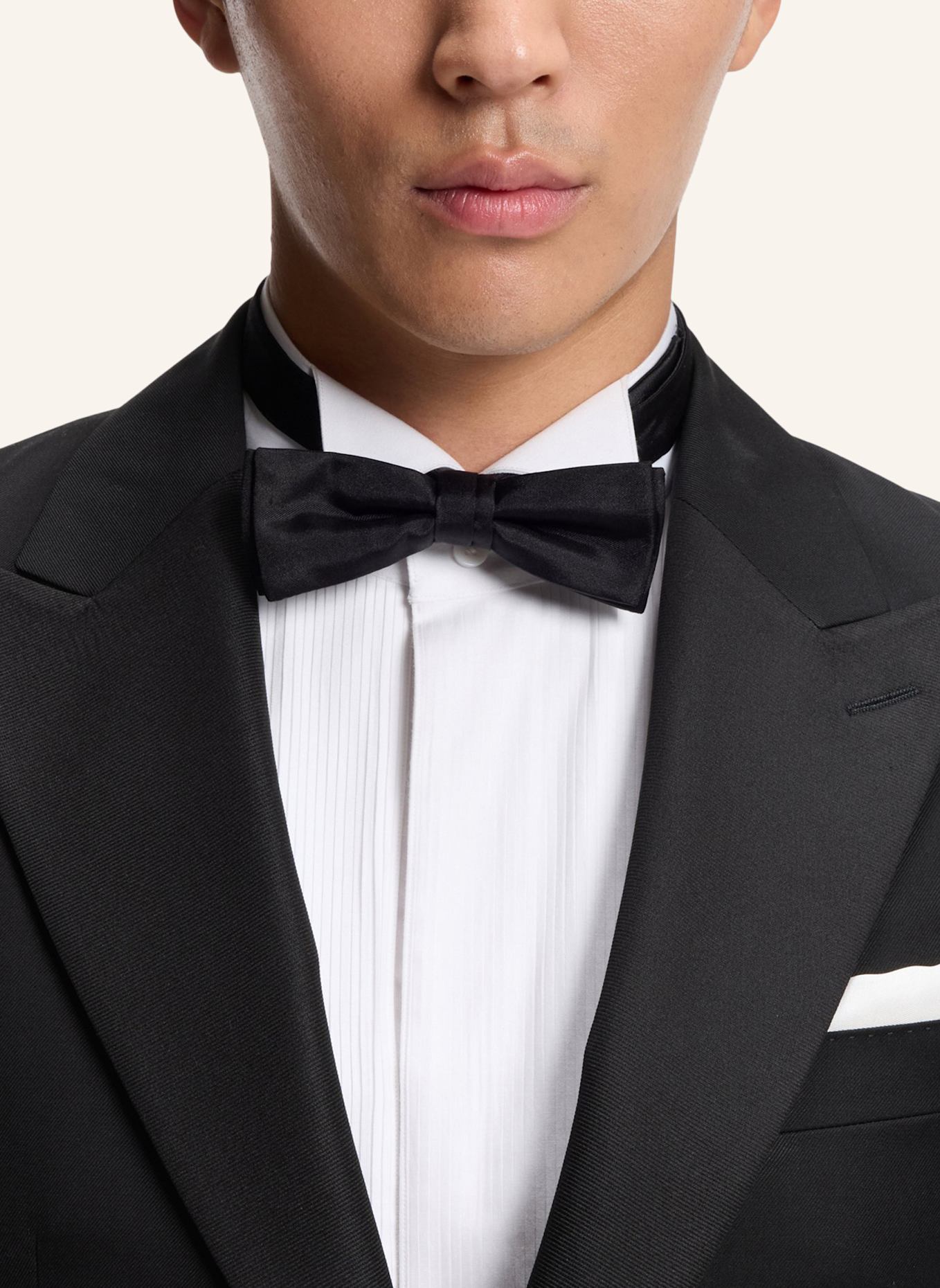 BOSS Business Anzug L-HARVERS2PCSTUX-254 Slim Fit: SCHWARZ