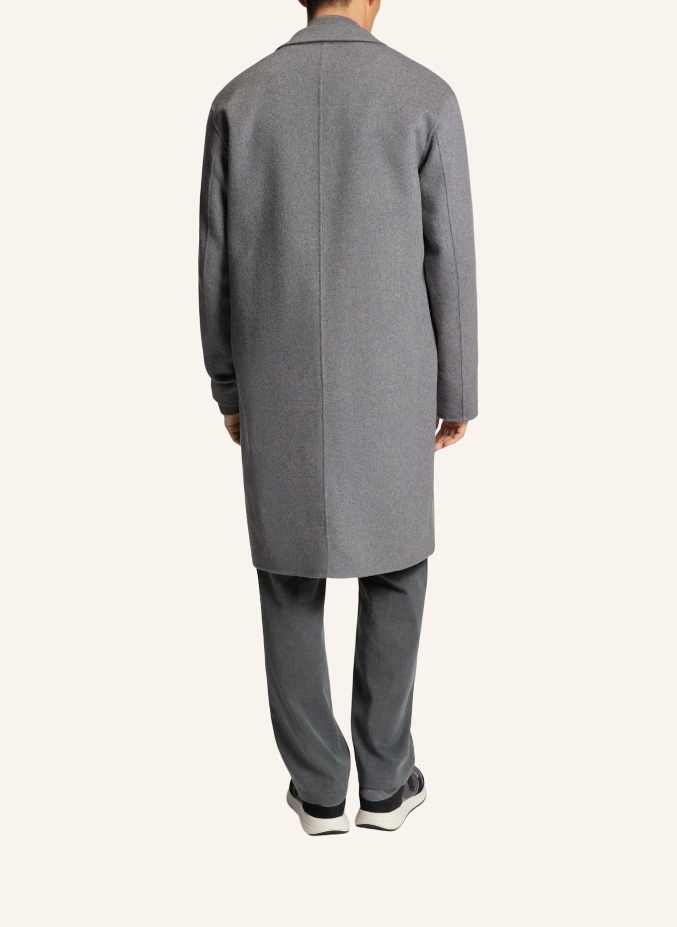 BOSS Klassischer Mantel C-CALE-DF-254F Relaxed Fit: GRAU