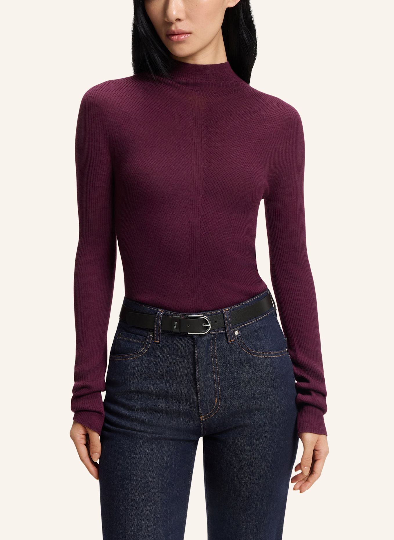 BOSS Business Gürtel SCARLET-A-BOSS_SZ25: DUNKELBRAUN