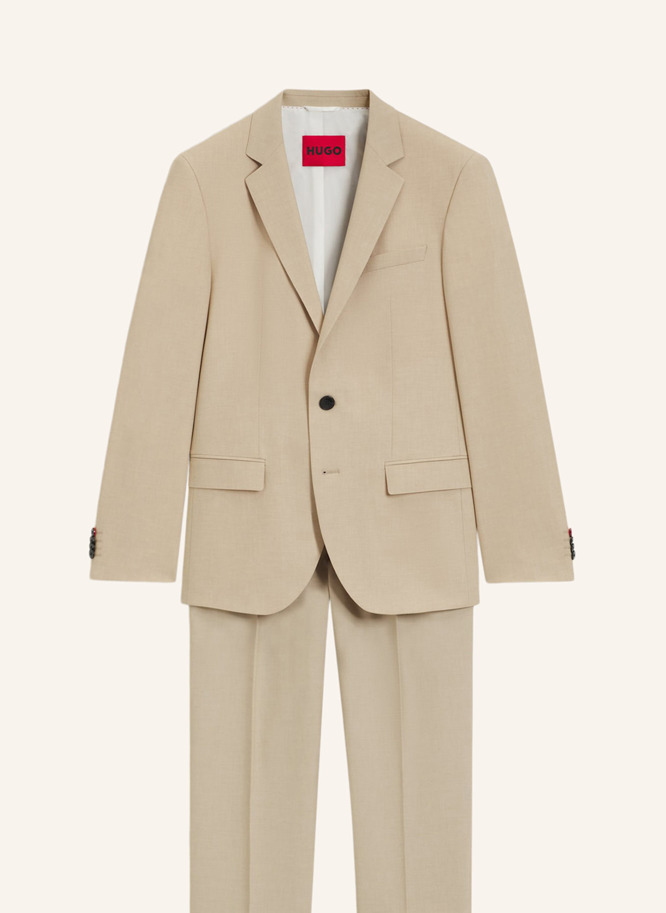 HUGO Anzug HENRY/GETLIN Slim Fit: BEIGE