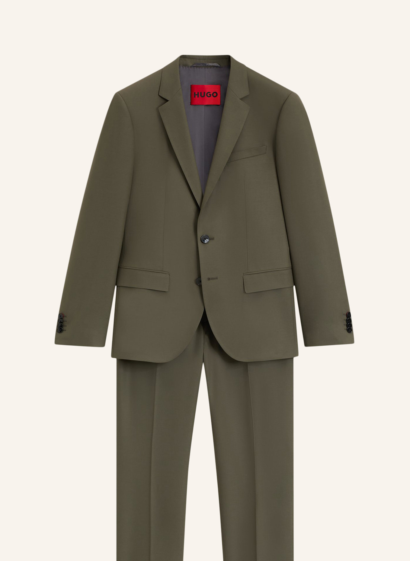 HUGO Anzug HENRY/GETLIN Slim Fit: HELLGRÜN/ GRÜN