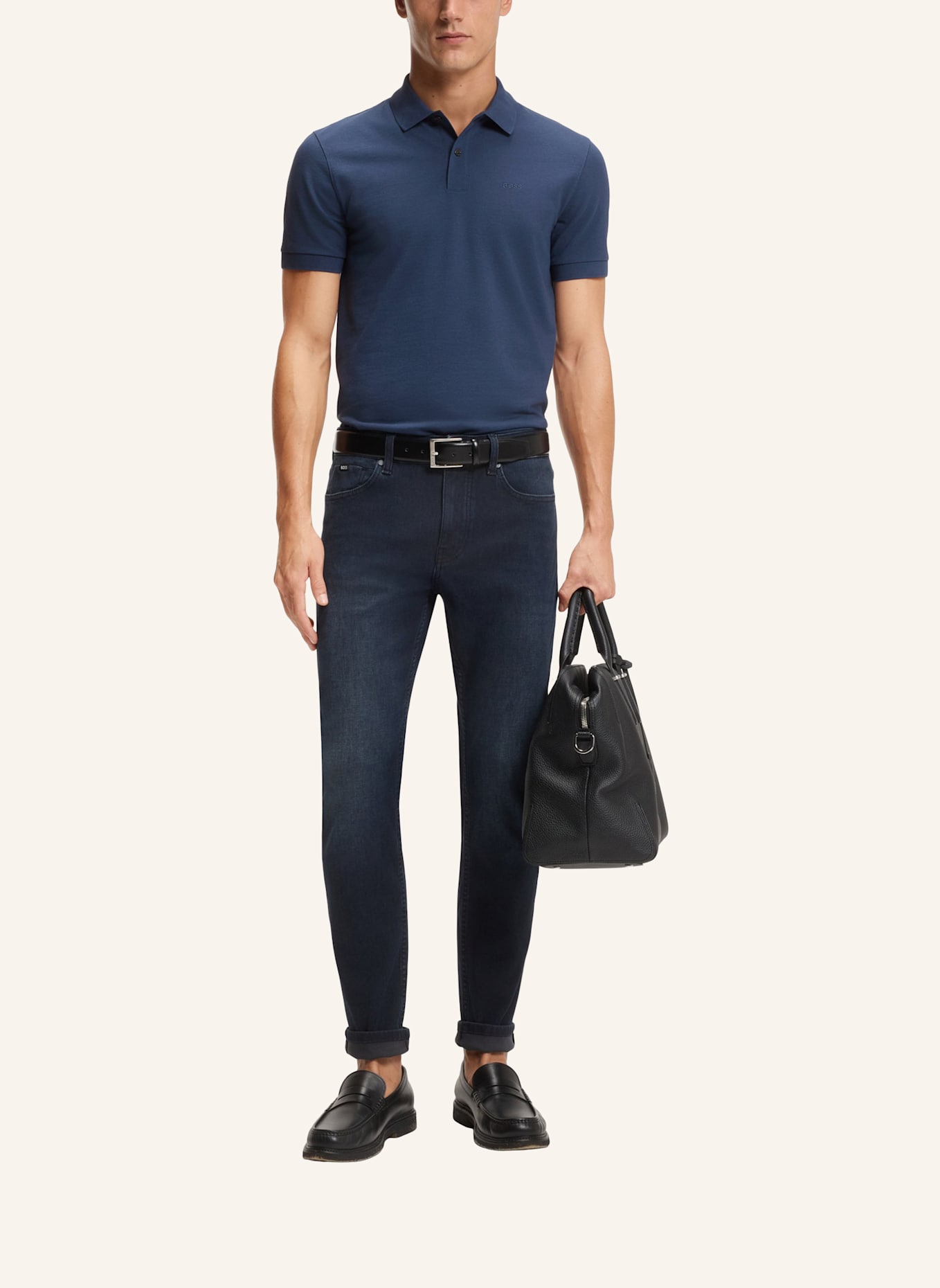BOSS Poloshirt PALLAS Regular Fit: BLAU