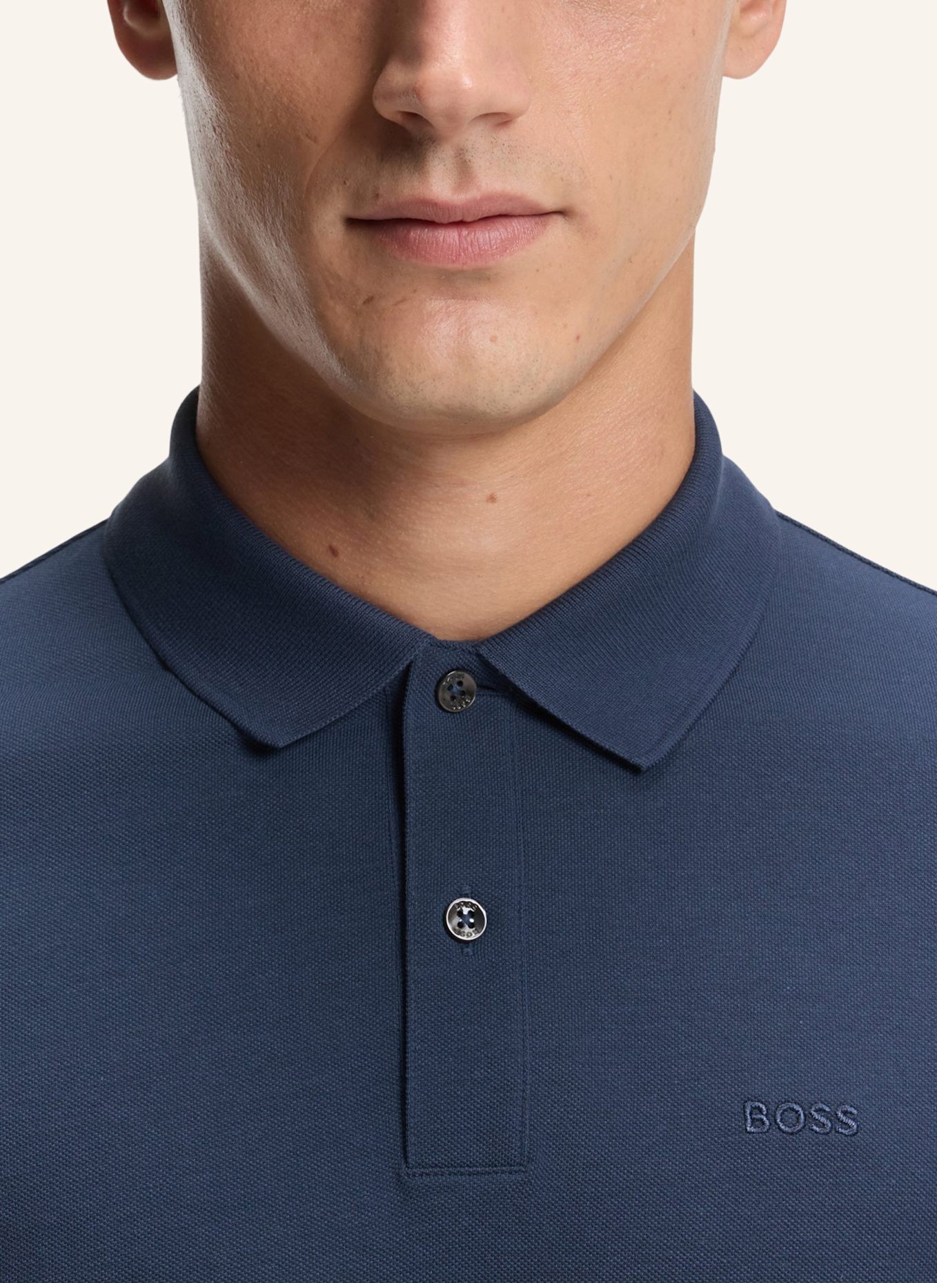 BOSS Poloshirt PALLAS Regular Fit: BLAU