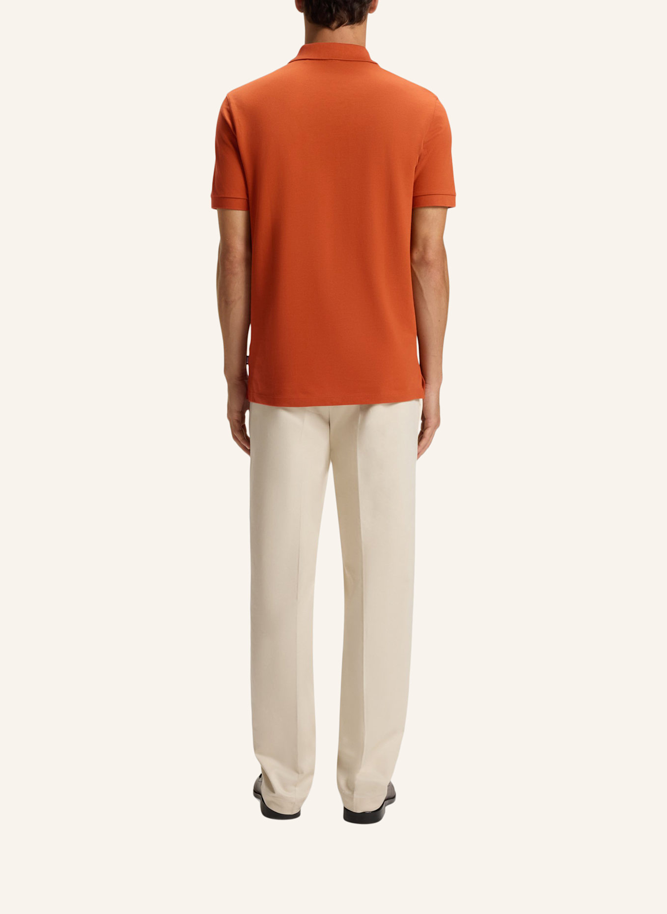 BOSS Poloshirt PALLAS Regular Fit: DUNKELORANGE
