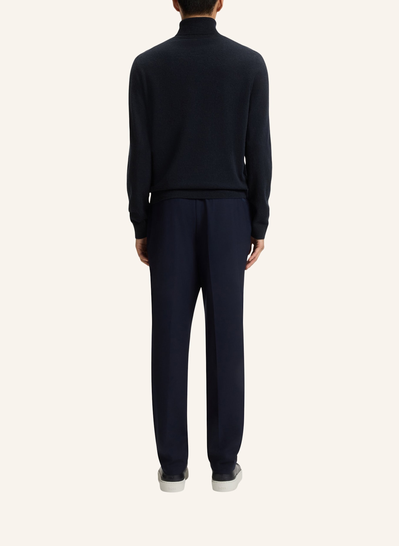 BOSS Pullover H-EMIO Regular Fit: DUNKELBLAU