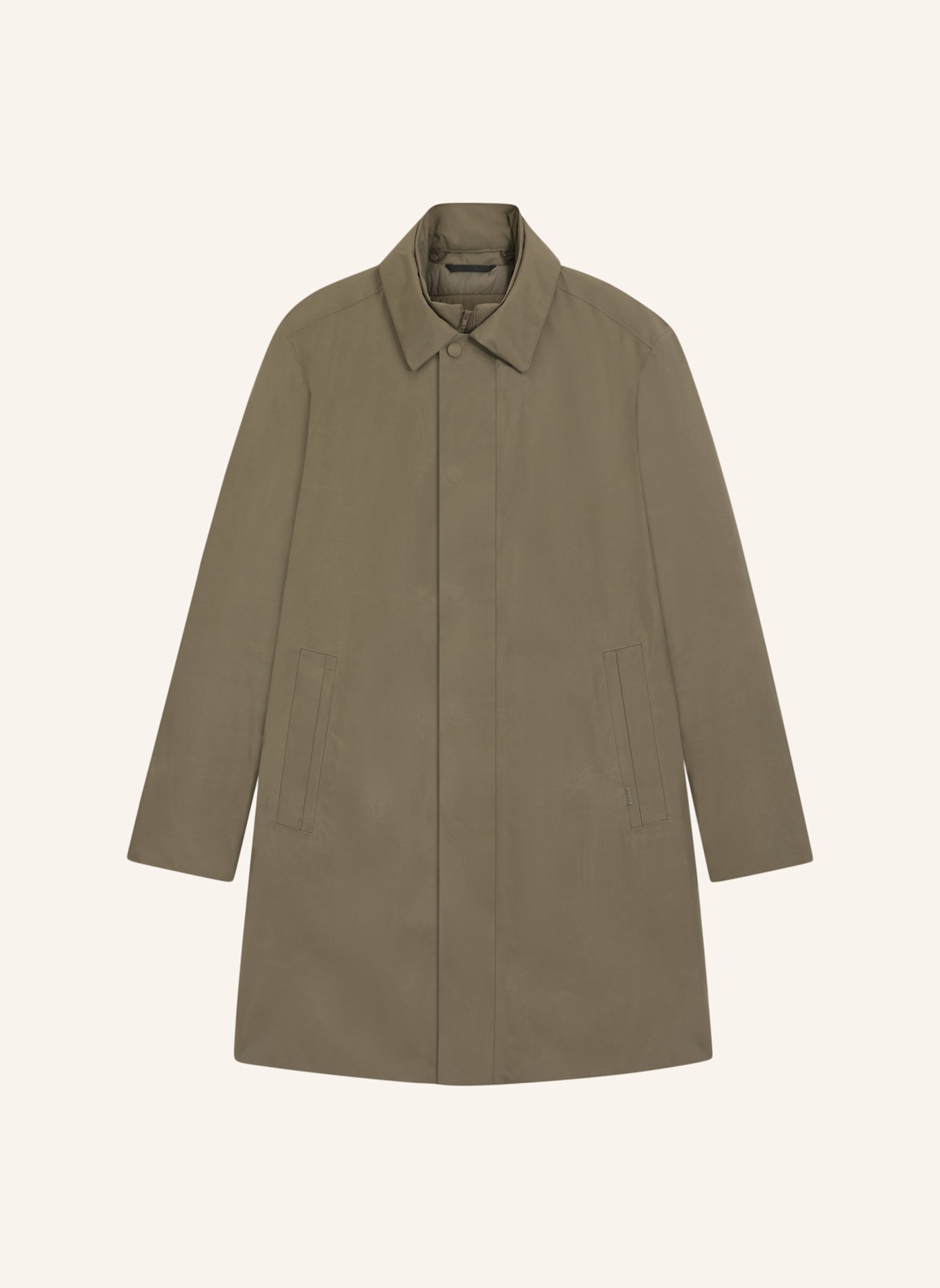 BOSS Klassischer Mantel P-JARED-PAD-GORE254F Regular Fit: BRAUN