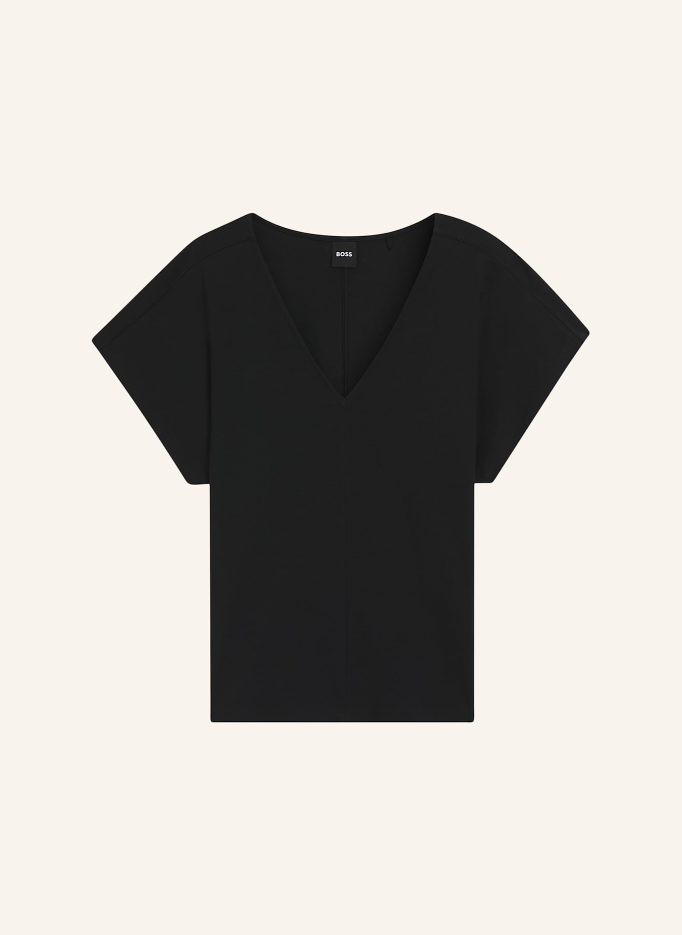BOSS Casual Top ECREVA Regular Fit: SCHWARZ