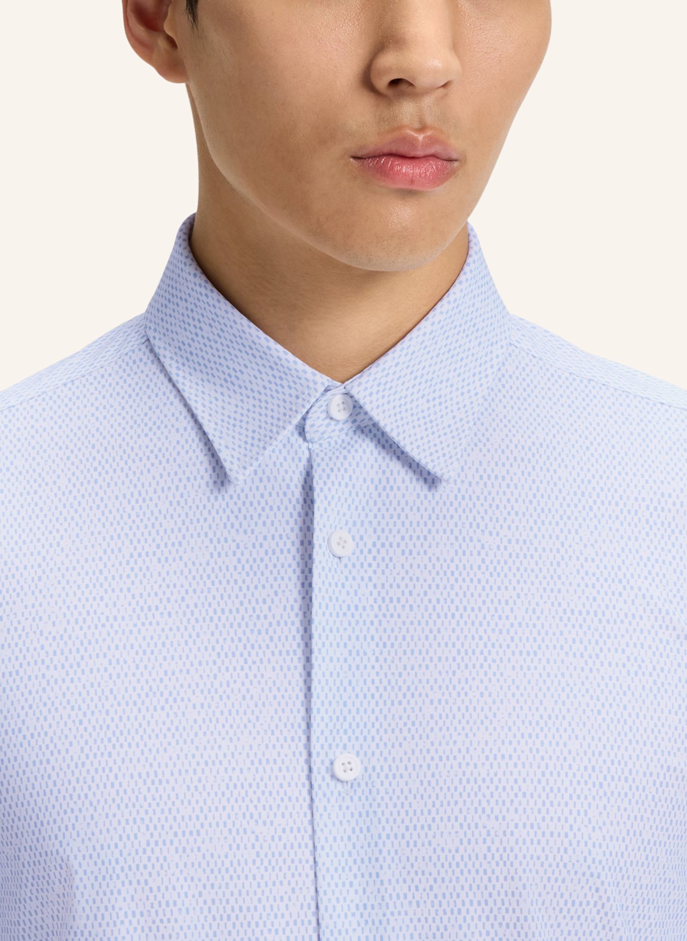 BOSS Casual Hemd P-ROAN-KENT-C1-233 Slim Fit: HELLBLAU