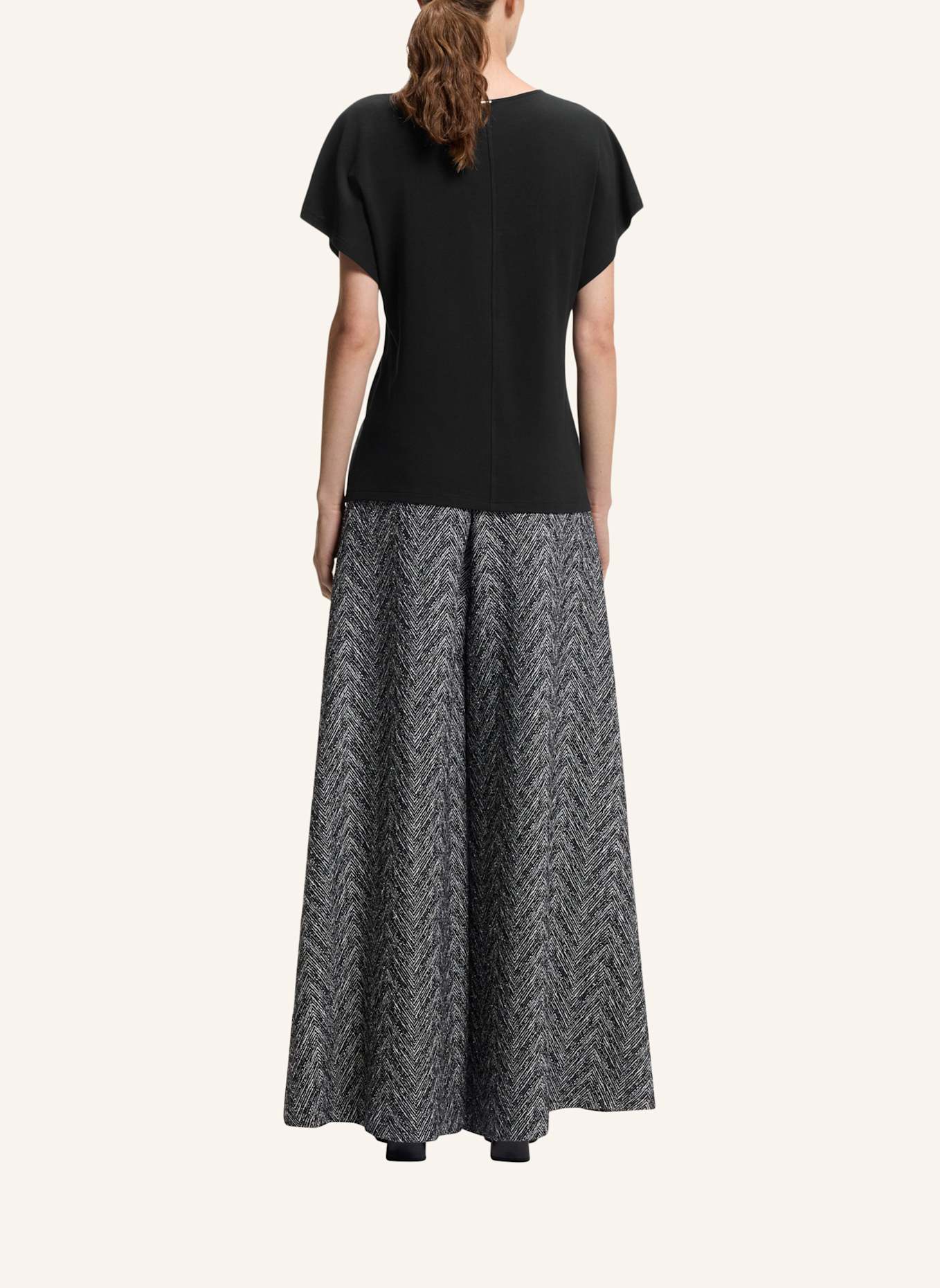 BOSS Casual Top ECREVA Regular Fit: SCHWARZ