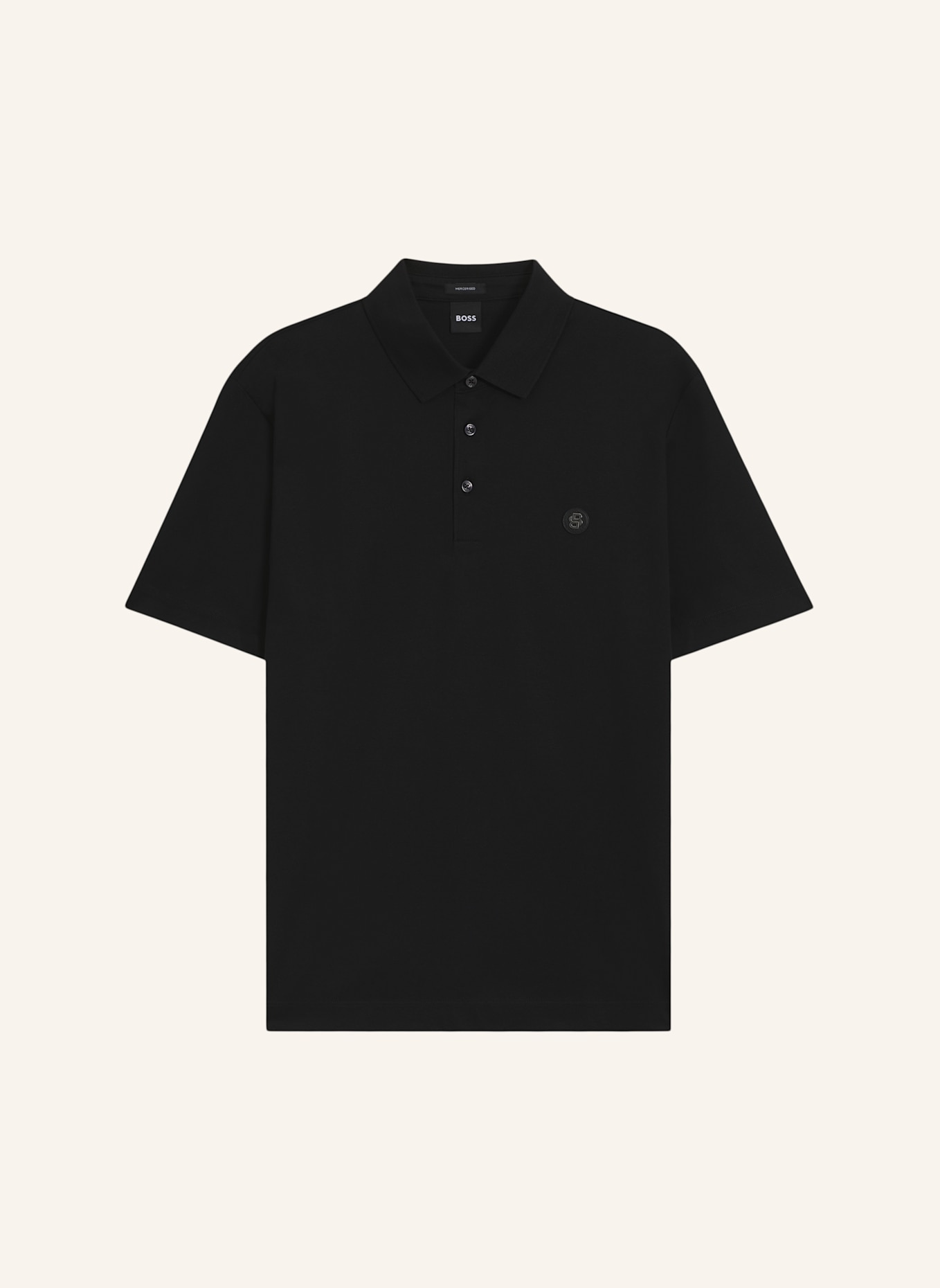 BOSS Jersey-Poloshirt PARRIS: SCHWARZ