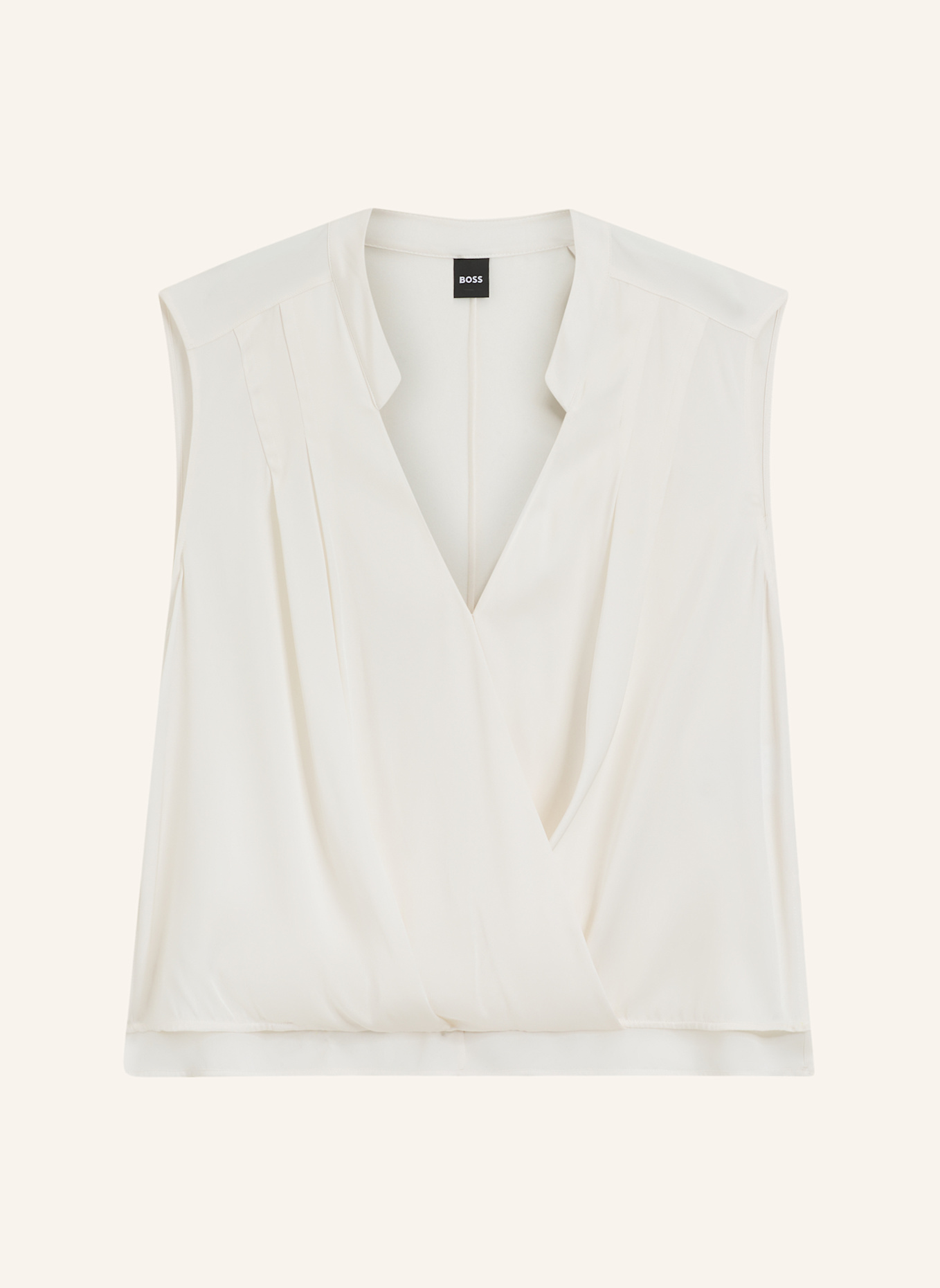 BOSS Business Bluse BASINA Regular Fit: WEISS