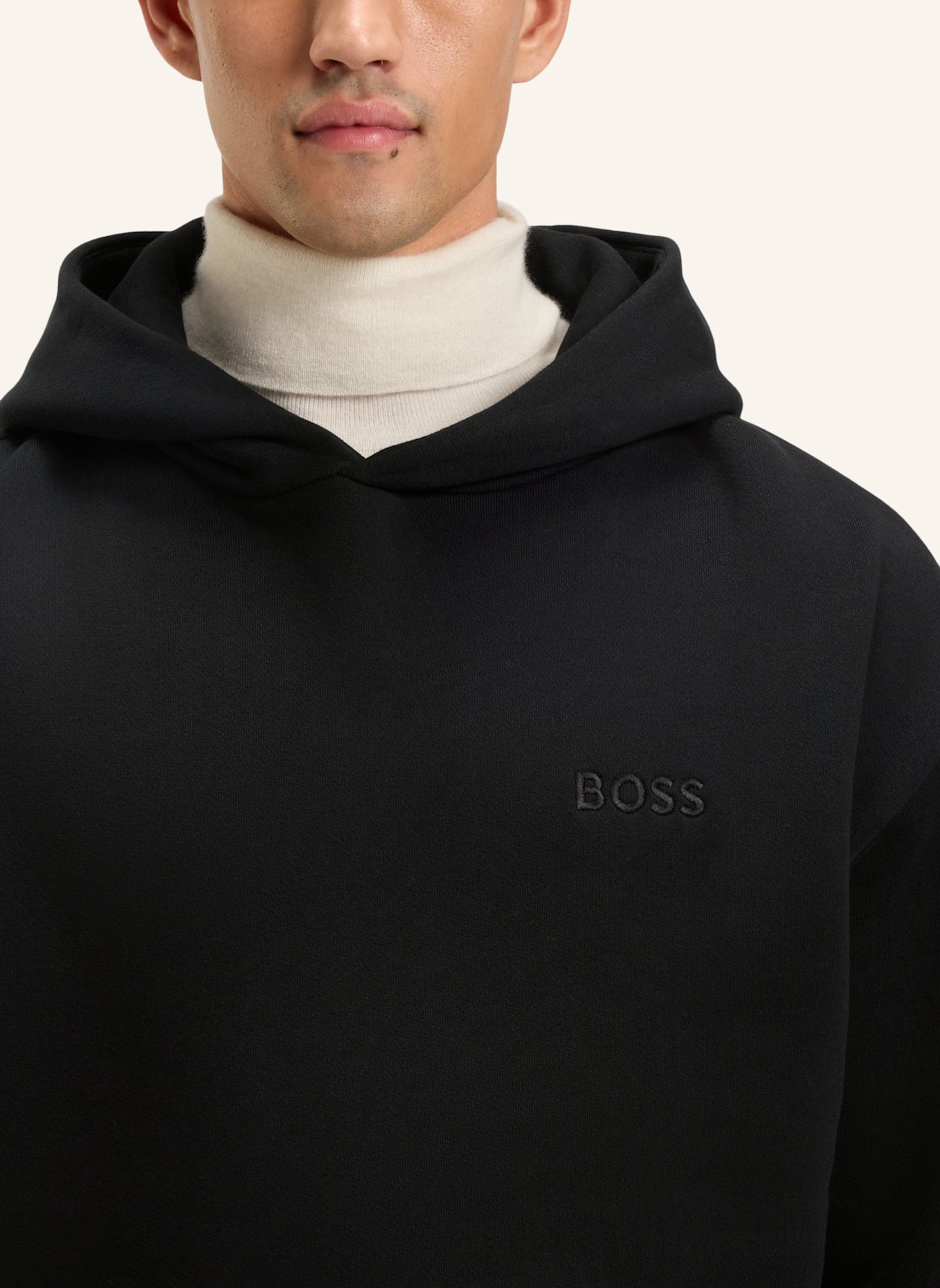 BOSS Sweatshirt C-STEVENS 20 Relaxed Fit: SCHWARZ