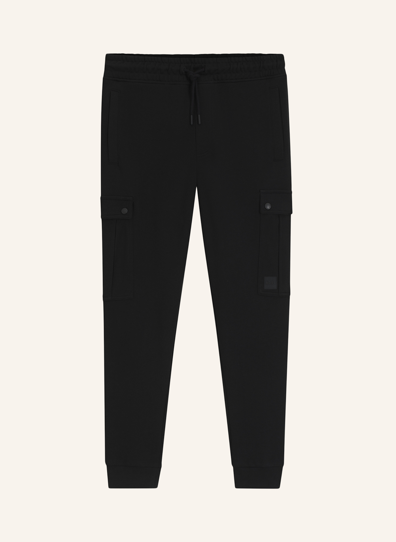 BOSS Casual Hose SETEAM Relaxed Fit: SCHWARZ
