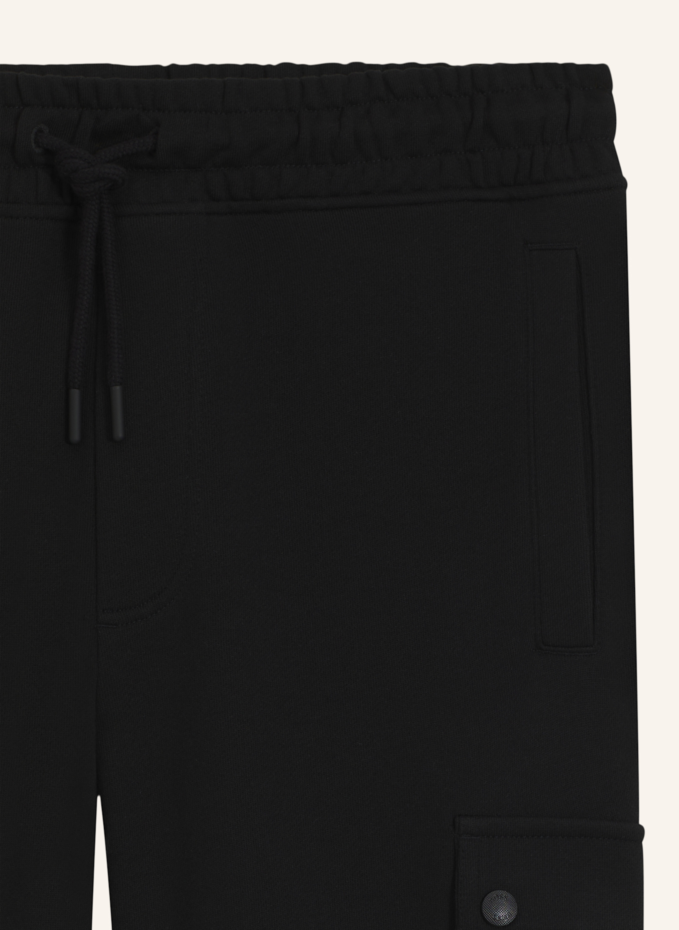 BOSS Casual Hose SETEAM Relaxed Fit: SCHWARZ